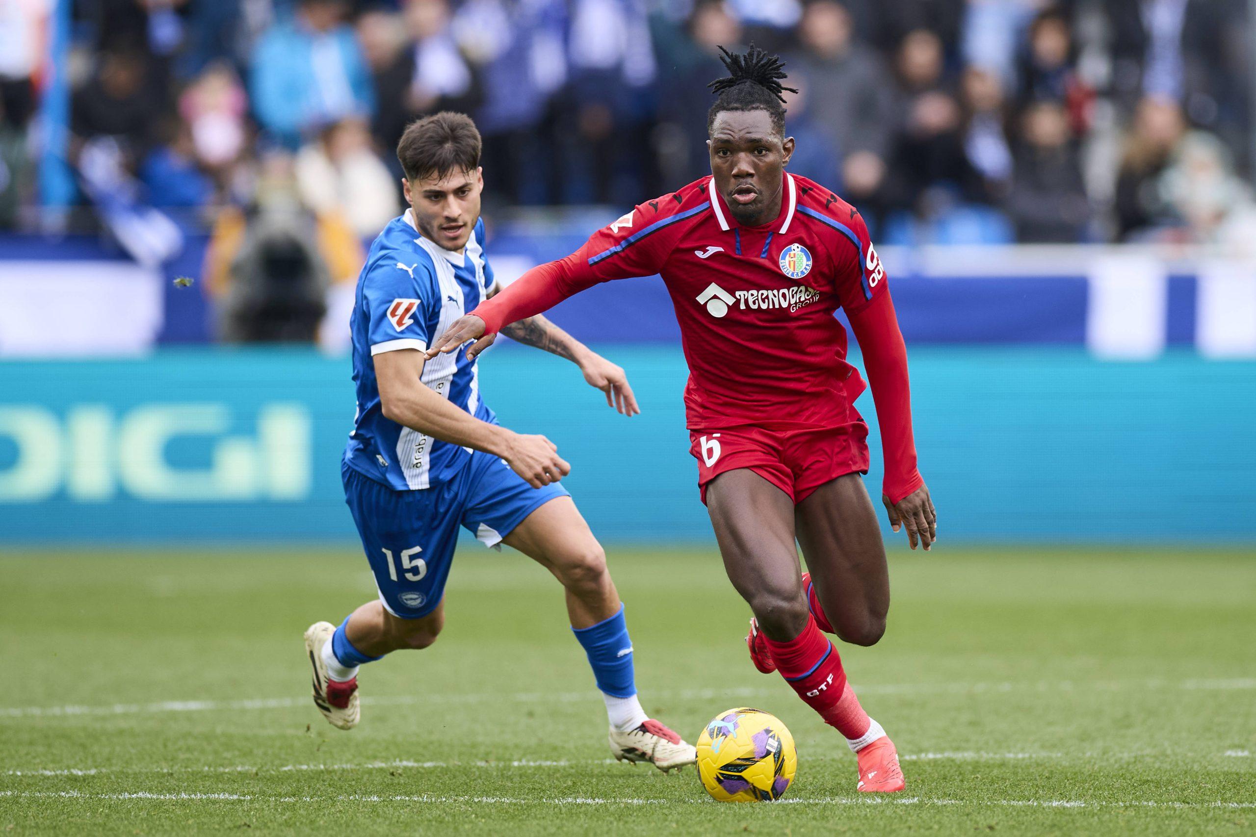 Nigeria and Getafe midfielder Christantus Uche.