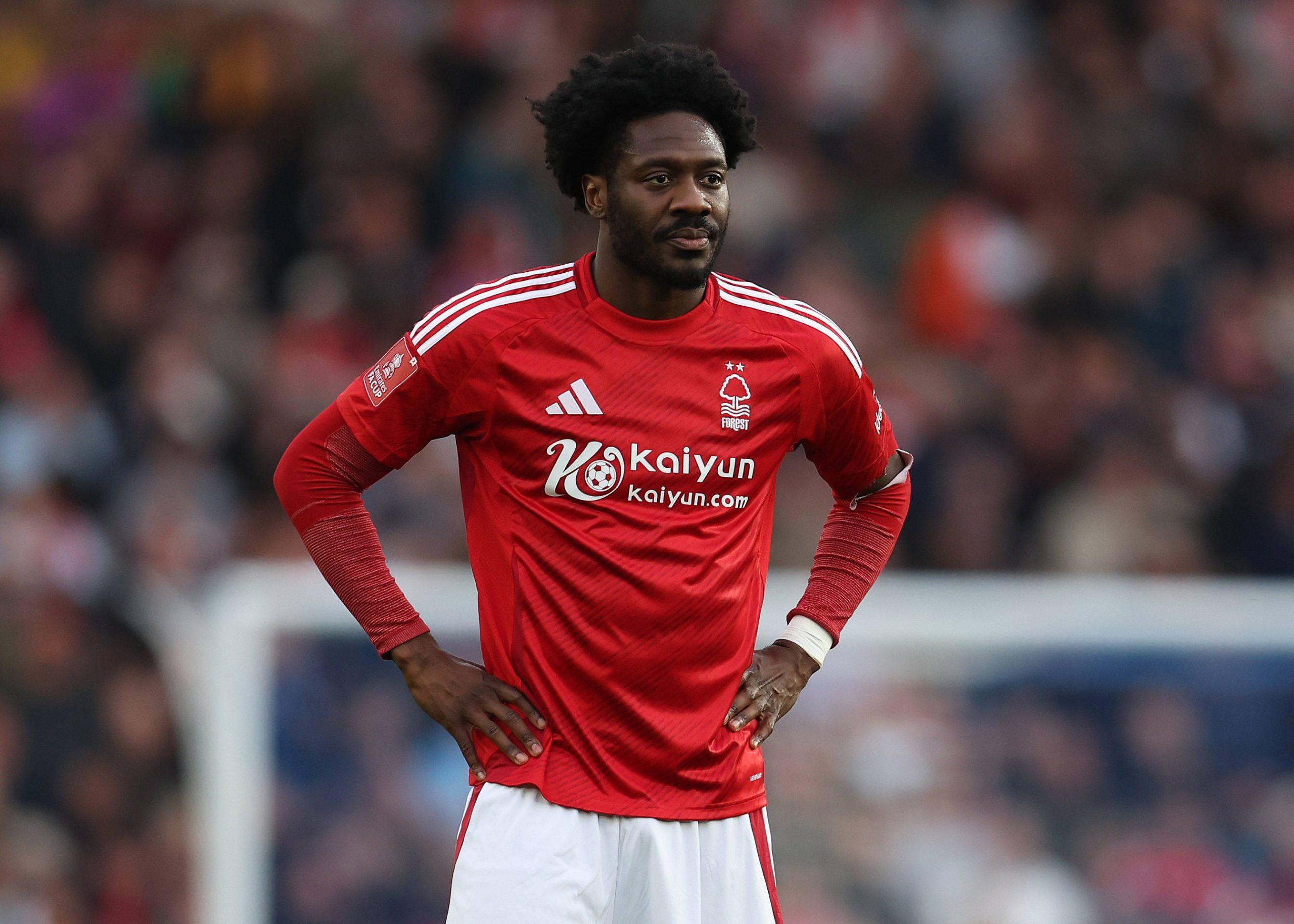 Ola Aina in action for Nottingham Forest