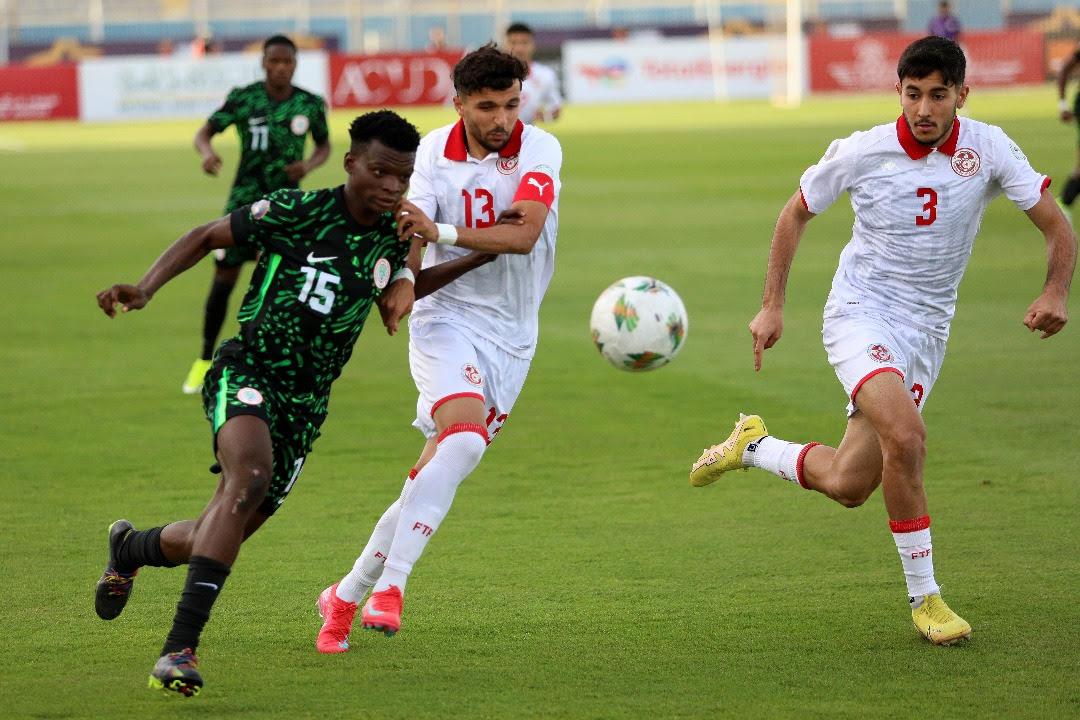 Auwal ibrahim against Tunisia