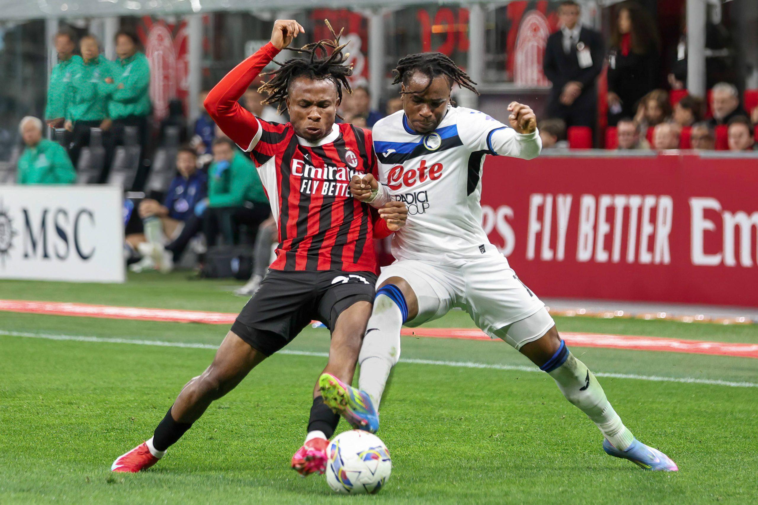 Nigeria and AC Milan star Samuel Chukwueze vs Atalanta's Ademola Lookman
