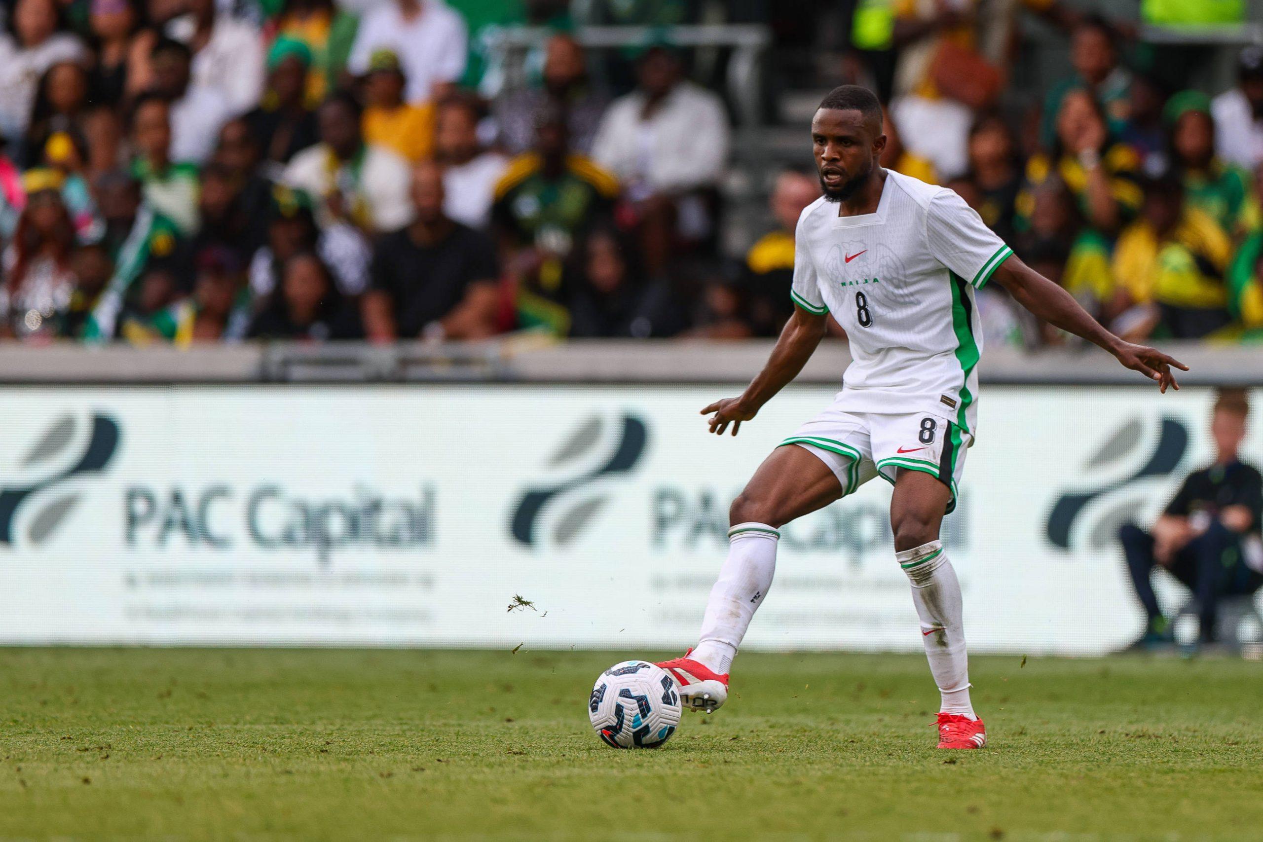 Frank Onyeka during the Unity Cup Final