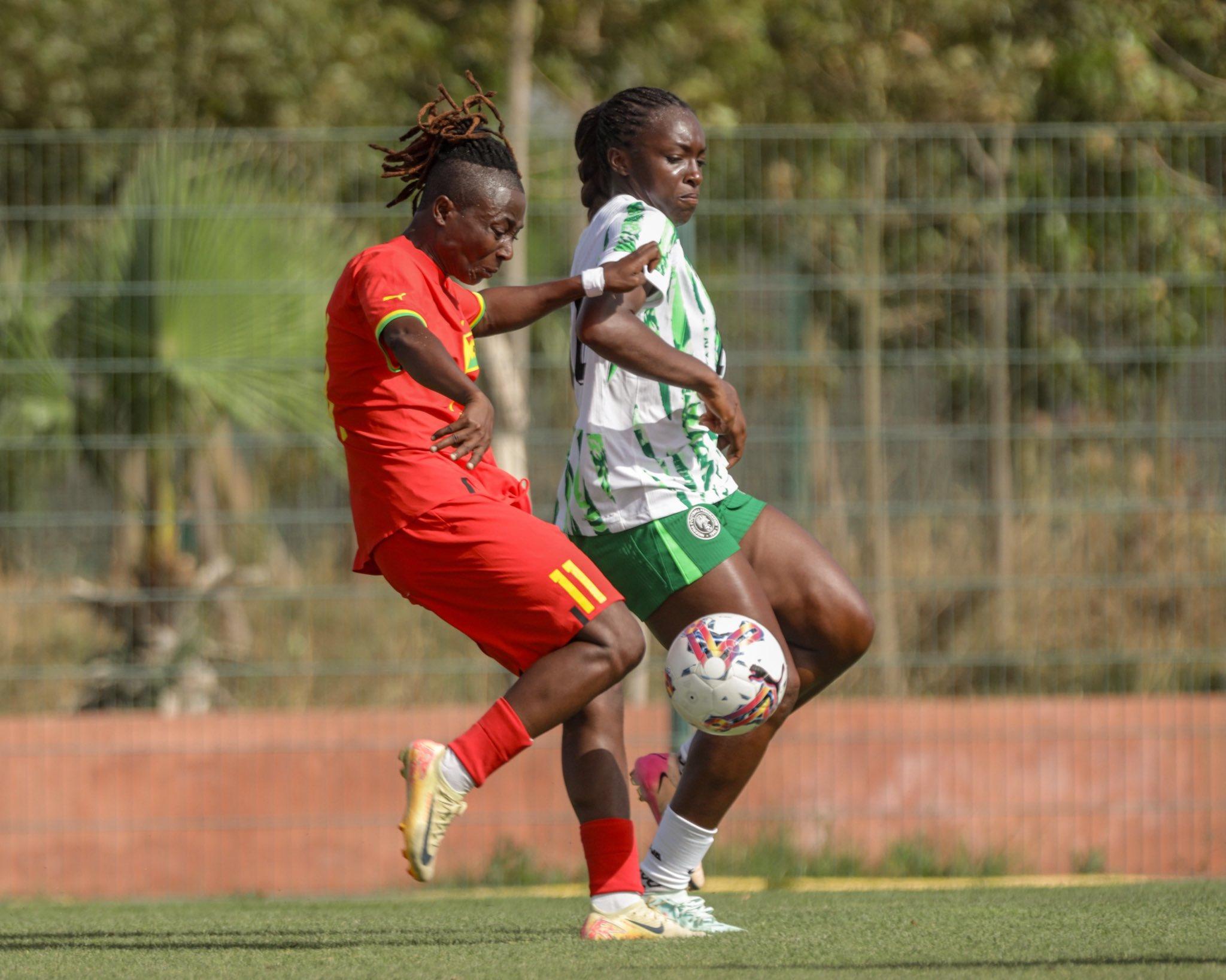 Nigeria Super Falcons vs Ghana.