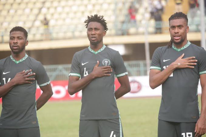Super Eagles stars: Iheanacho, Ndidi, Iwobi