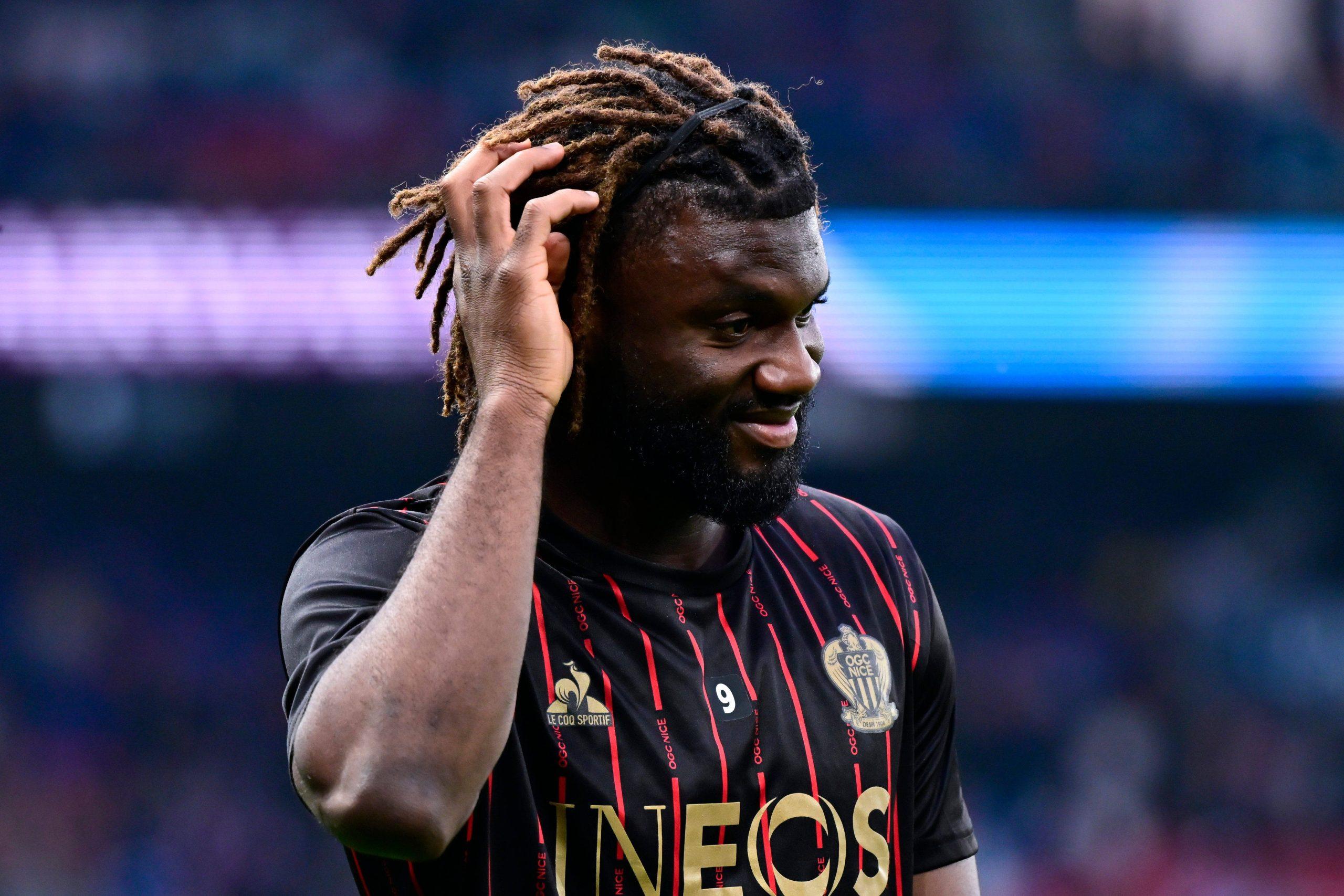 Terem MOFFI headshot during the Ligue 1 match between Paris Saint Germain and OGC Nice