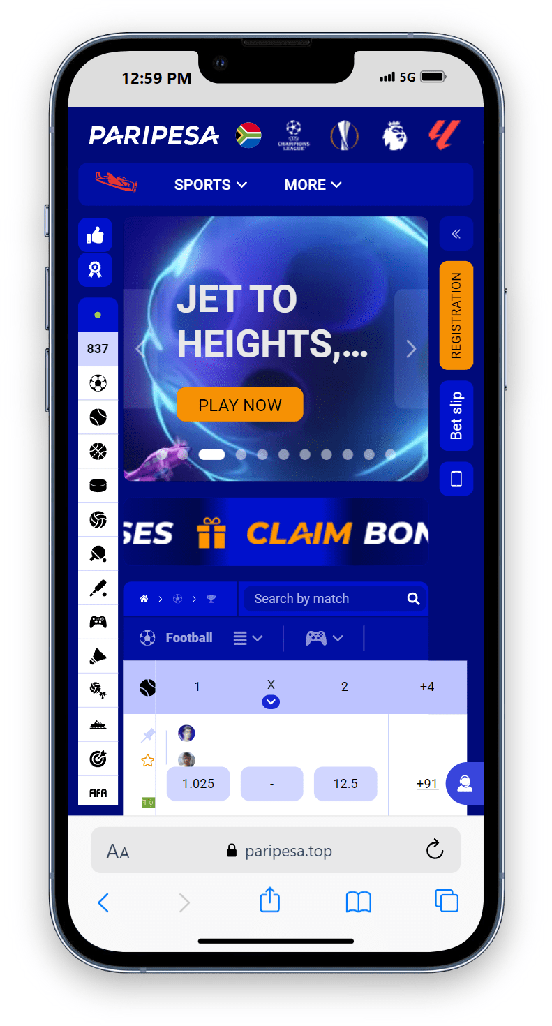 Paripesa one of the best betting sites in Nigeria