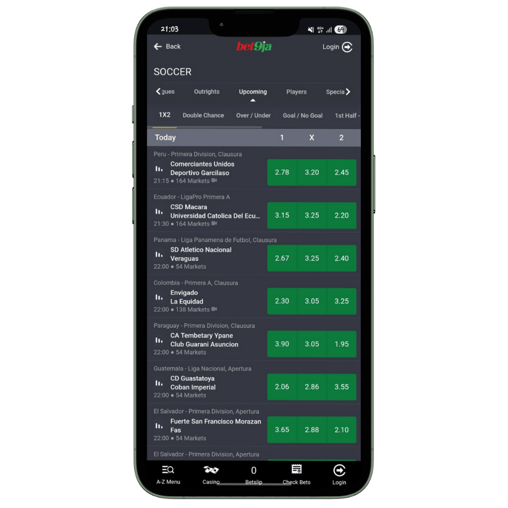 Best Football Betting Sites in Nigeria - Bet9ja