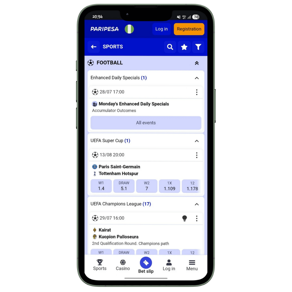 Football Betting Sites – Paripesa