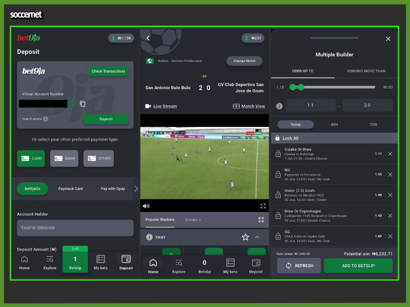 Bet9ja mobile app top betting features