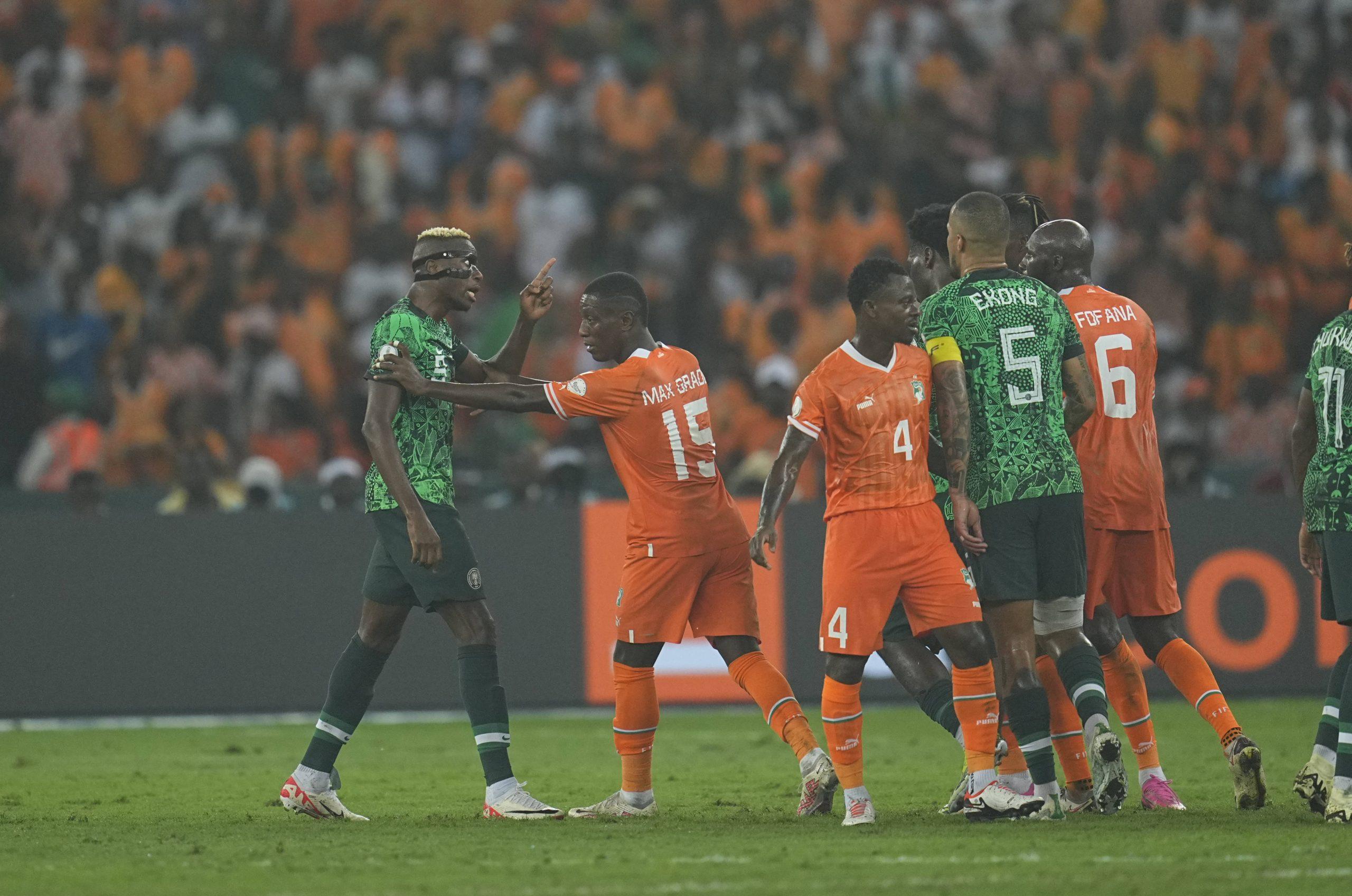 Victor Osimhen in Nigeria Super Eagles vs Ivory Coast: AFCON 2023