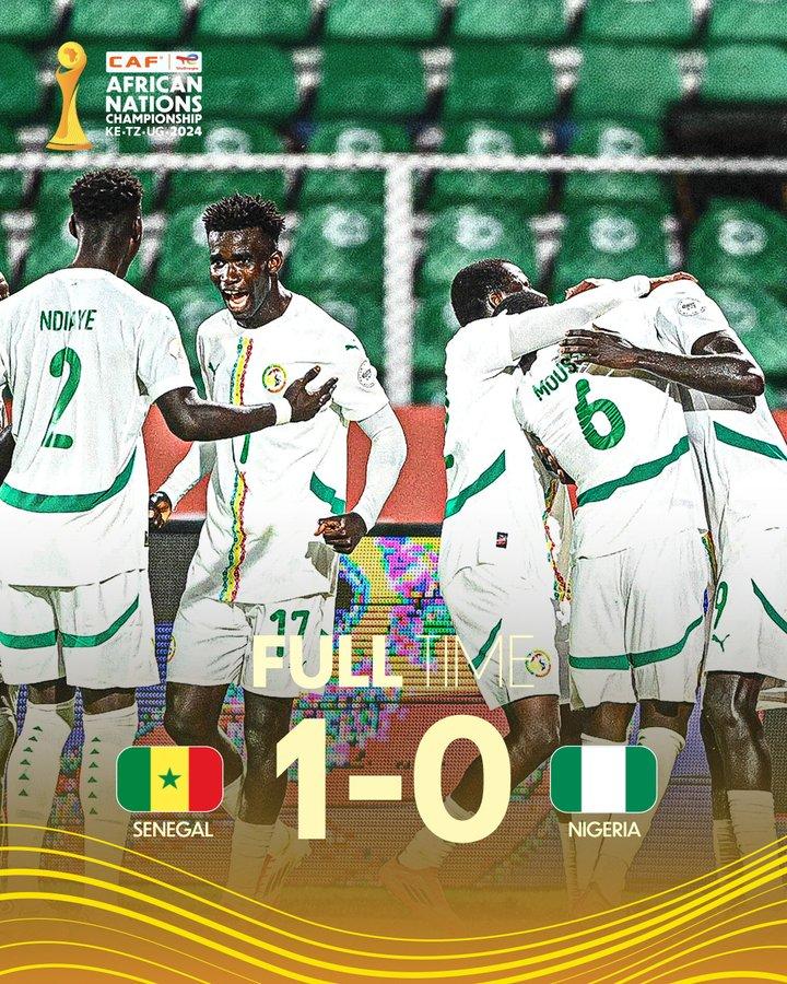 Nigeria vs Senegal full time. CHAN 2024