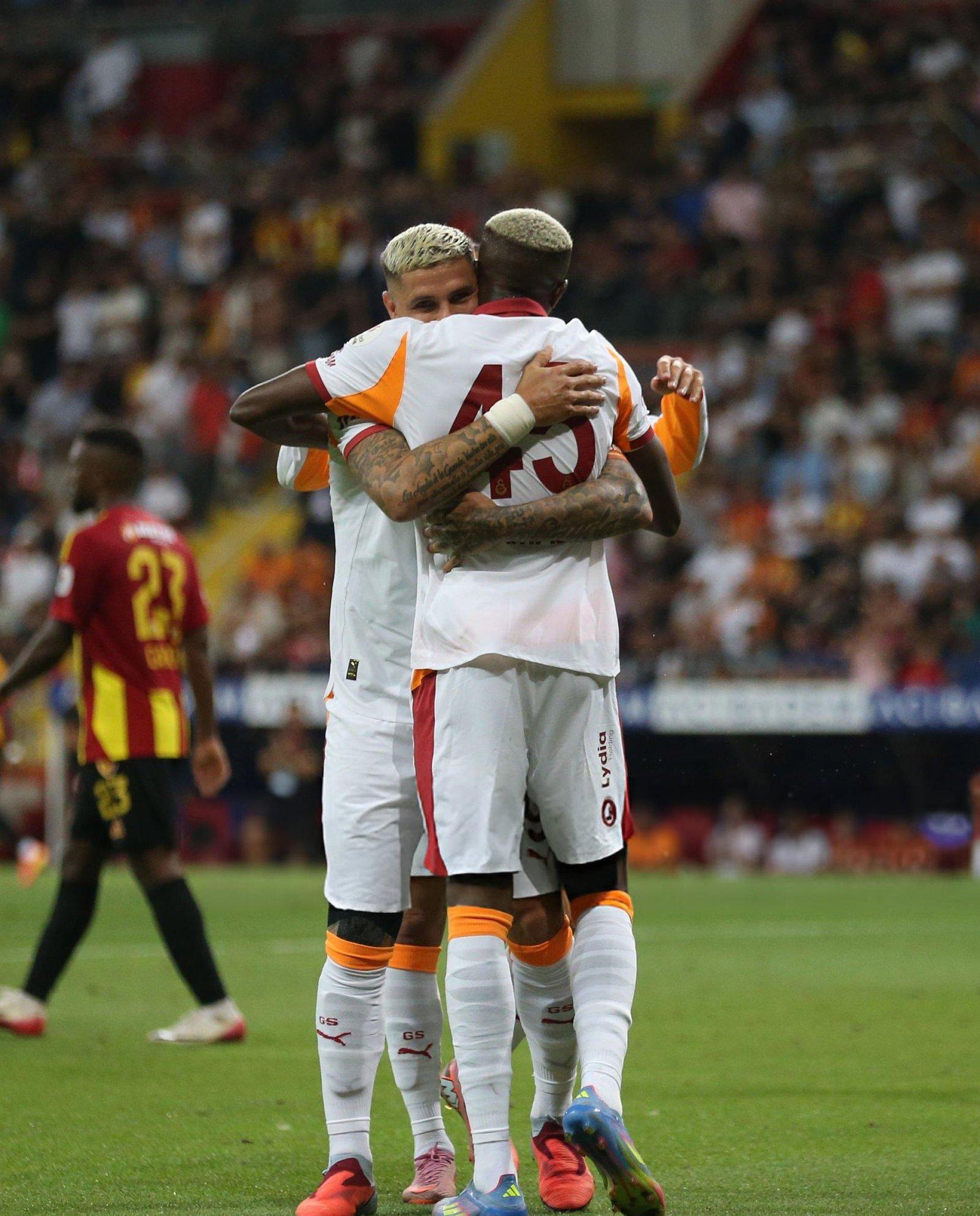 Galatasaray stars Osimhen and Icardi