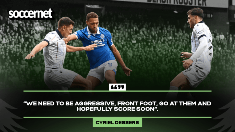 Rangers’ Dessers highlights Plzen plans following Dundee mishap