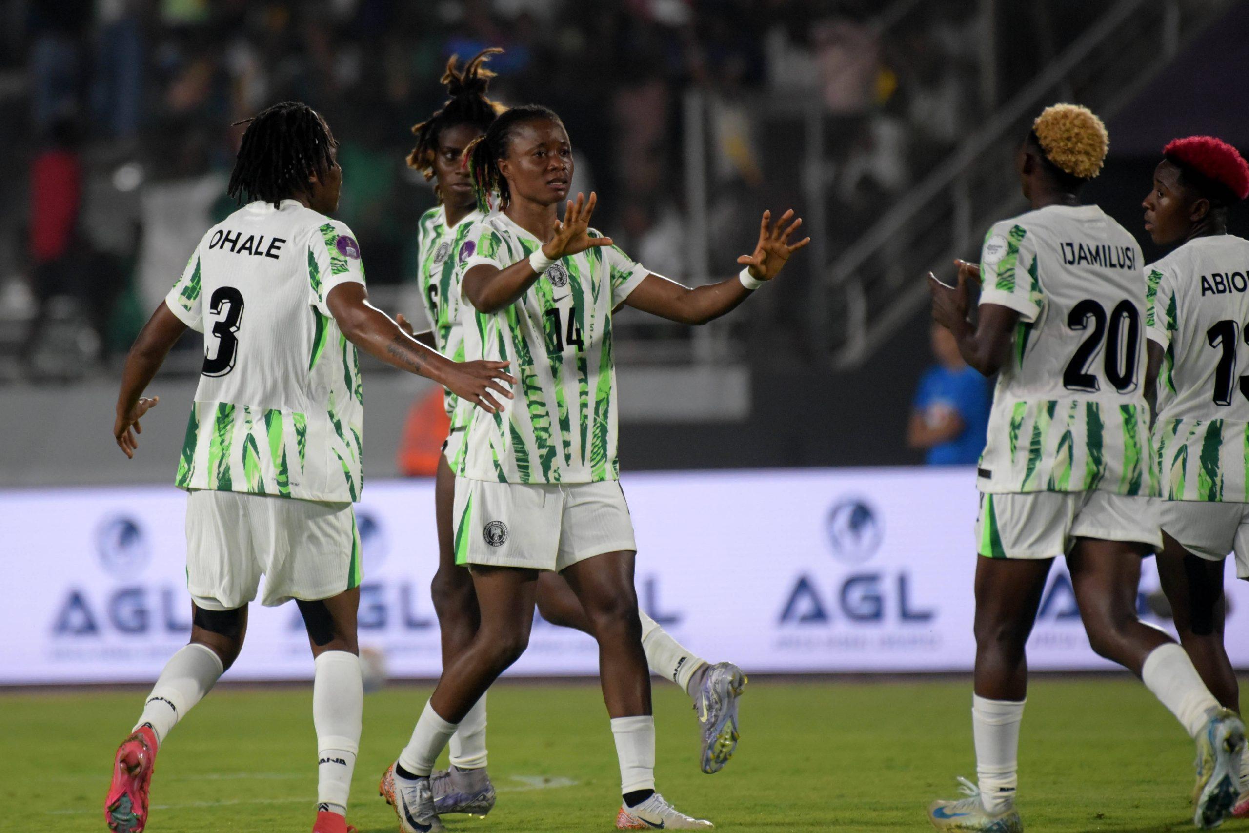 Esther Okoronkwo & Nigeria Super Falcons stars against Morocco