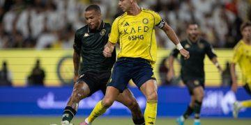 Watch: Cristiano Ronaldo spotted as Nigeria’s Joshua defeats Wallin in ‘Day of Reckoning’ battle