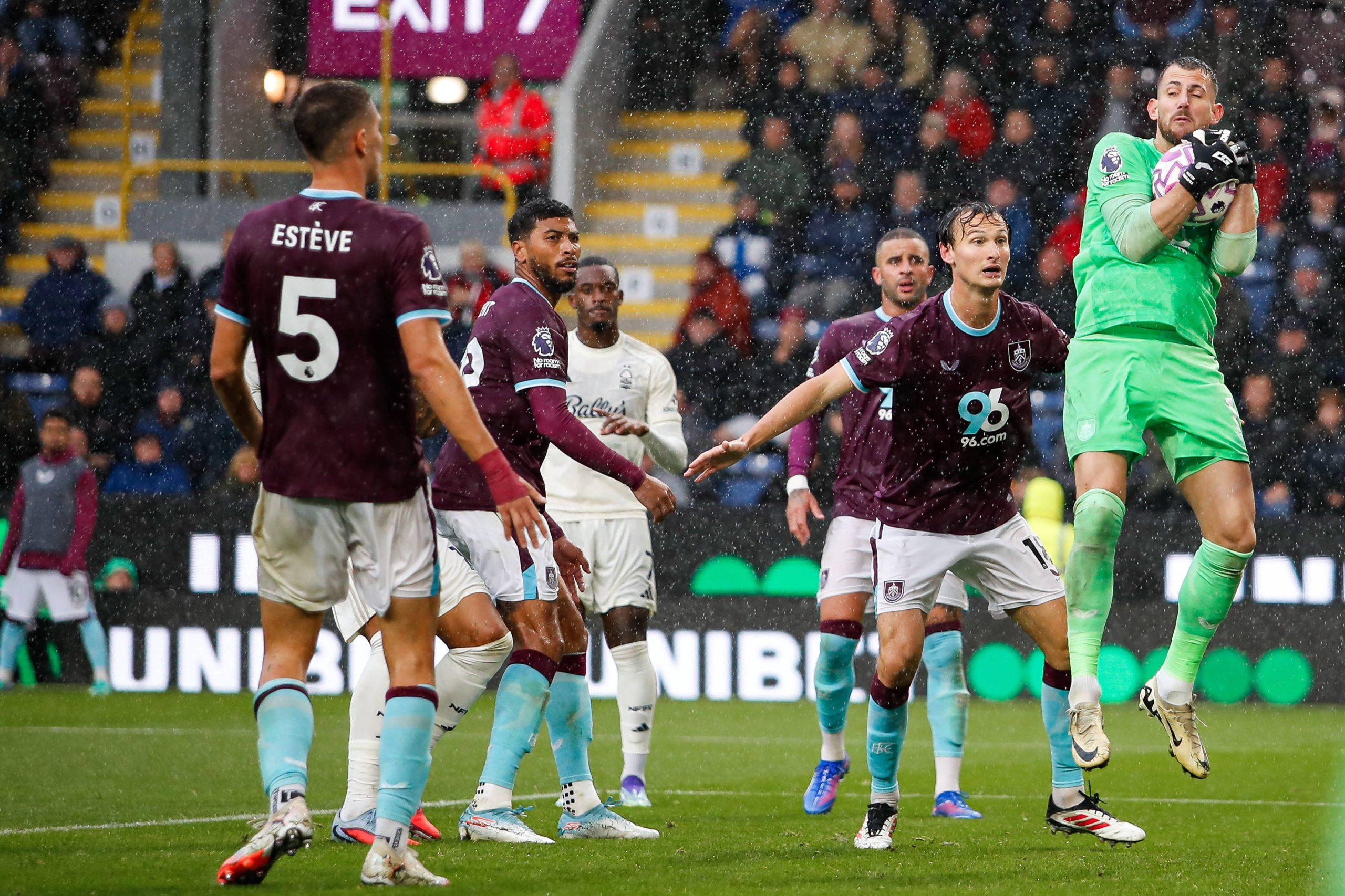 Burnley v Nottingham Forest Premier League; Martin Dubravka during the Premier League match at Turf Moor