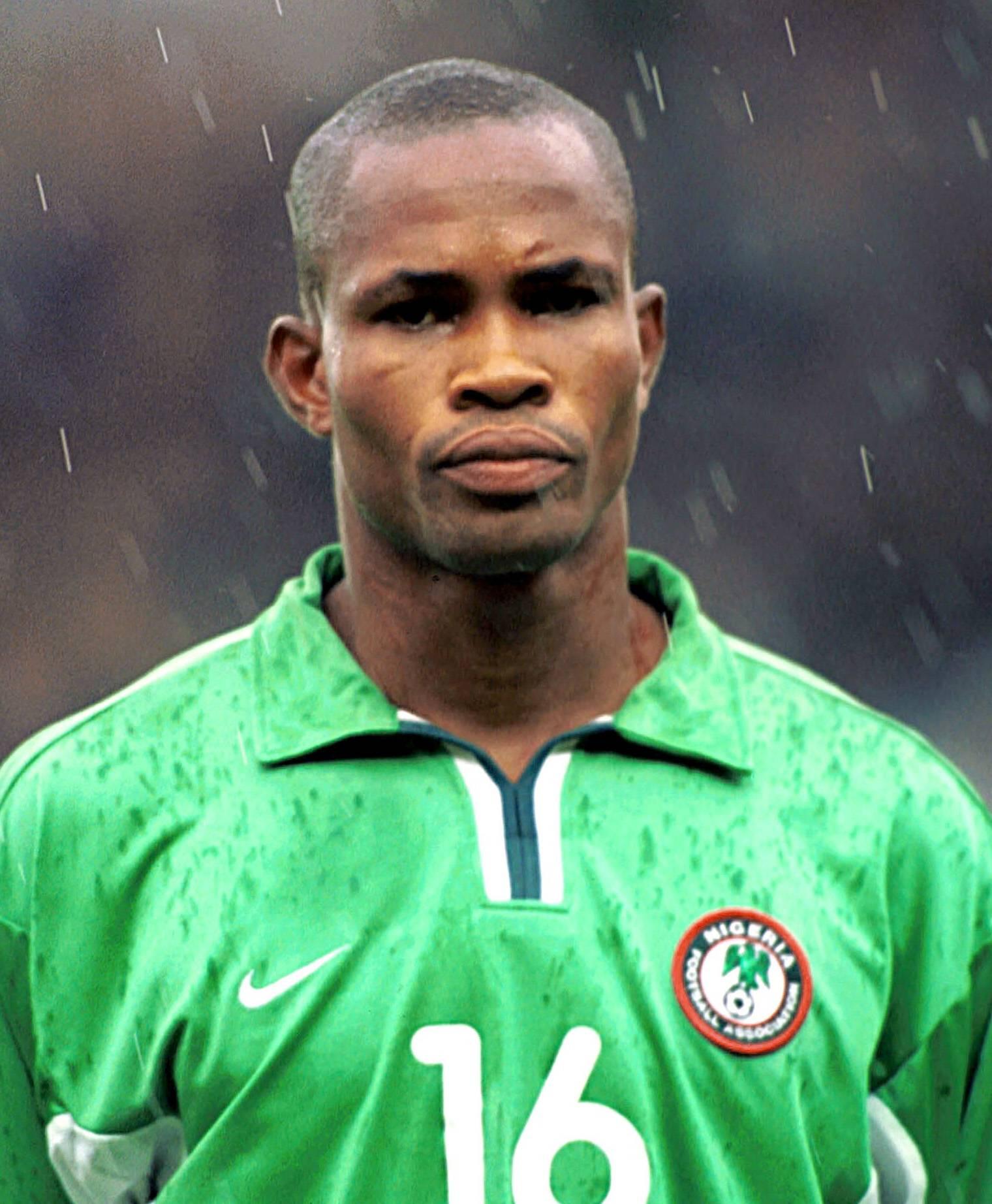 Eric Ejiofor in action for the Nigerian National team