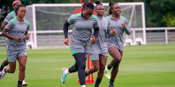 Unlucky night! Super Falcons defender shown marching order in Houston’s NWSL away defeat against San Diego