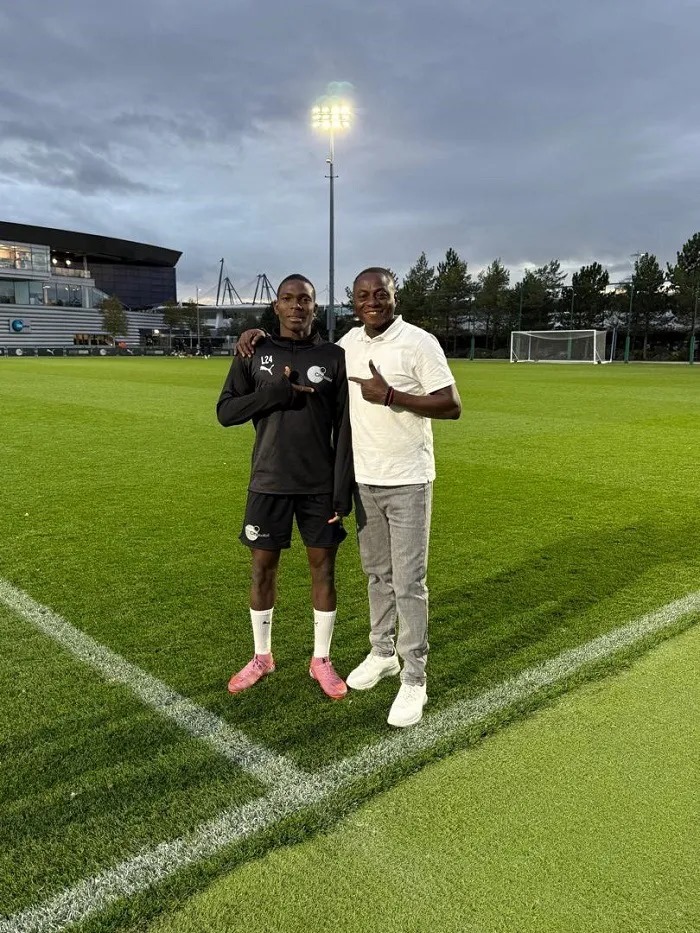 Grassrunners CEO Gbenga Agbejoye with Angelo Agbejoye 