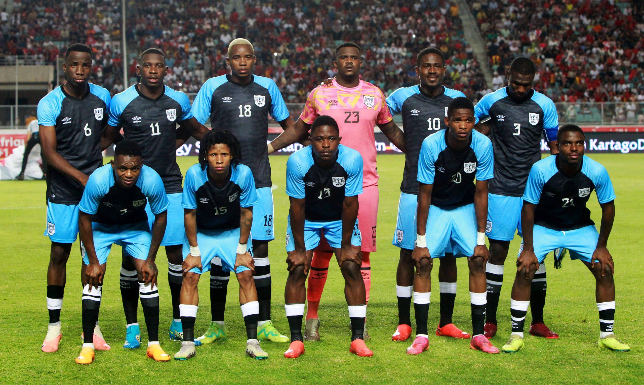 Botswana duriing the Tunisia vs Botswana in the final qualifying match for the Africa Cup