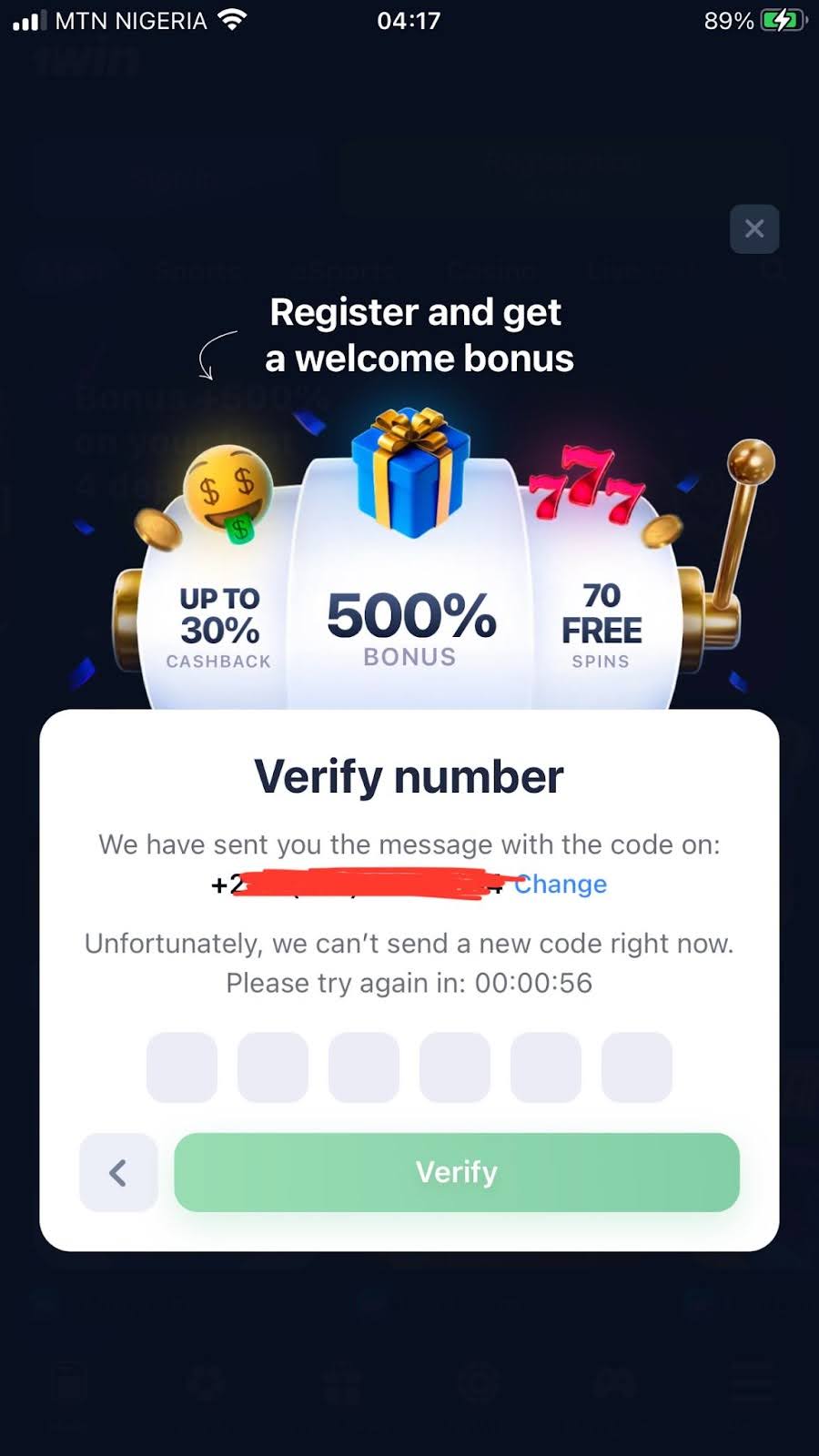 1Win Promo Code Nigeria: Use WINSOC to Get 500% Welcome Bonus