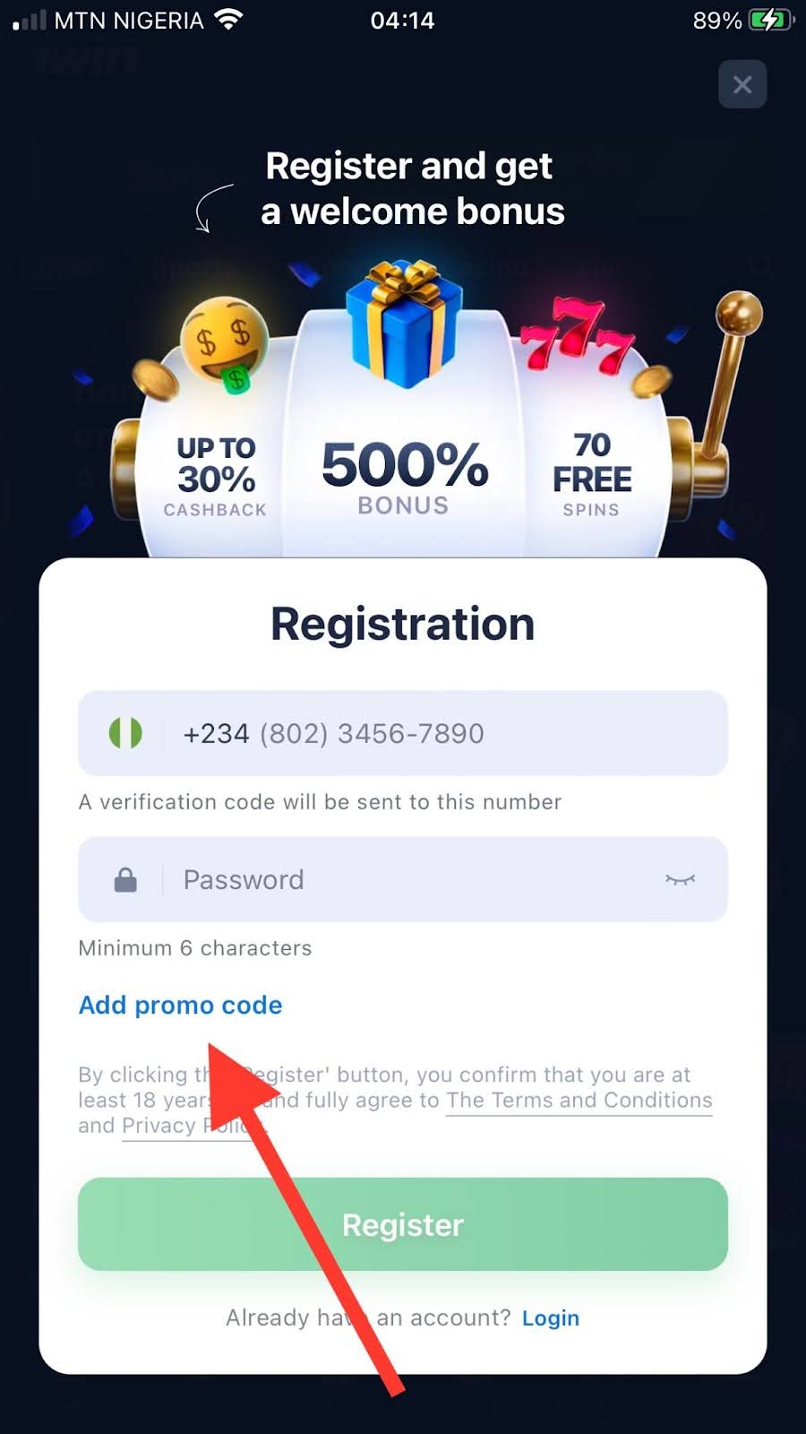 1Win Promo Code Nigeria: Use WINSOC to Get 500% Welcome Bonus