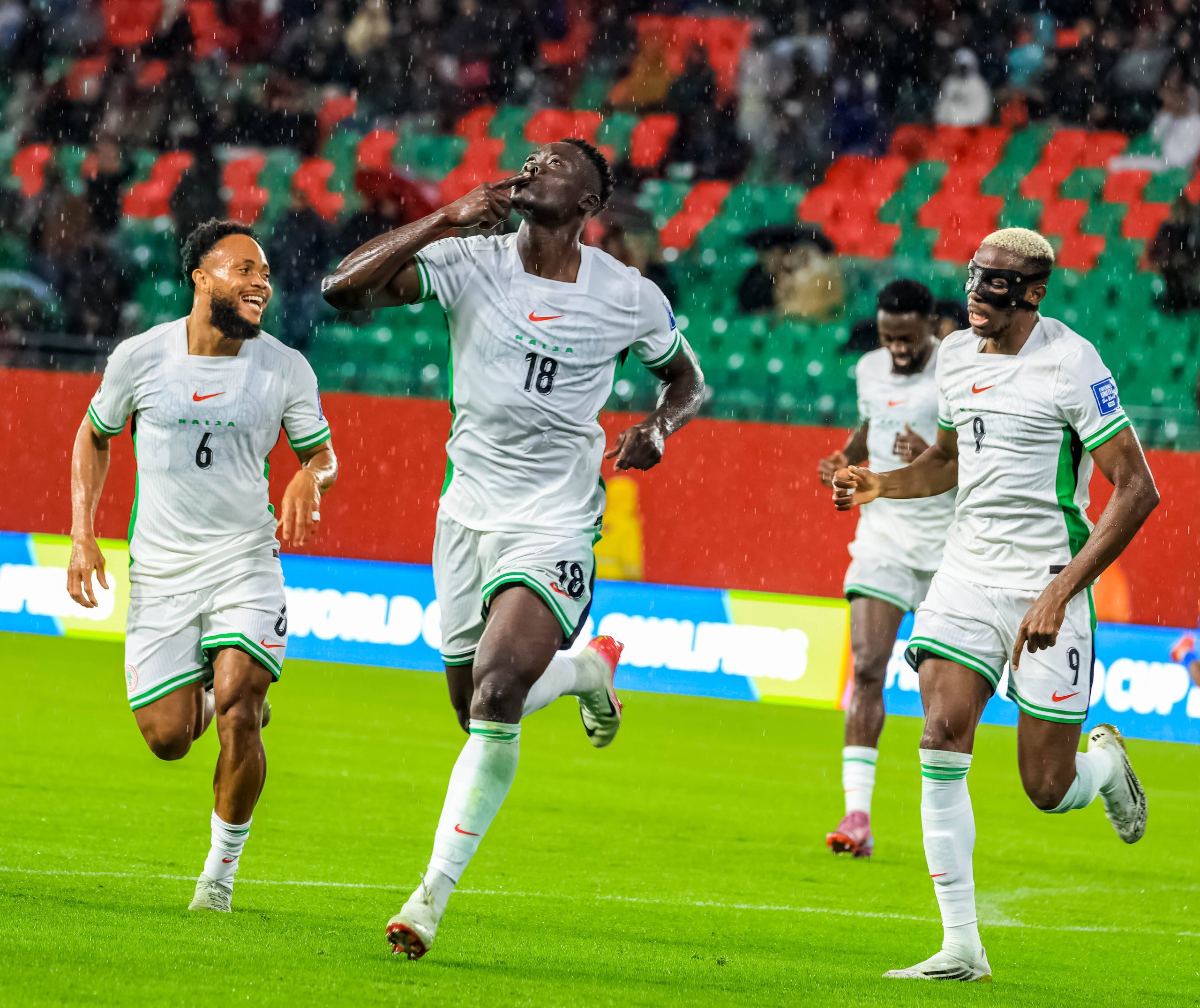 World Cup qualifying playoffs Nigeria Super Eagles vs Gabon Akor Adams, Victor Osimhen and Chidera Ejuke