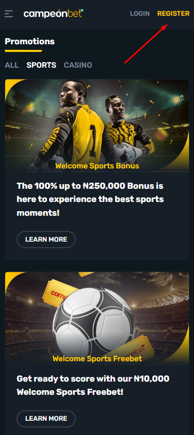 Campeonbet Promo Code CAMPWIN: Get up to ₦250,000
