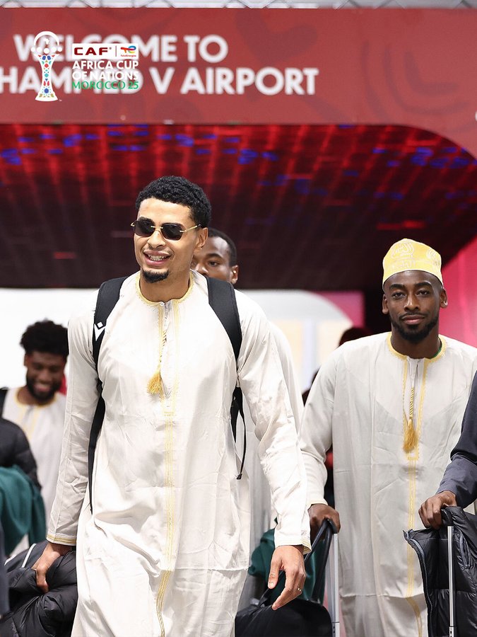 Comoros players arrive for AFCON 2025