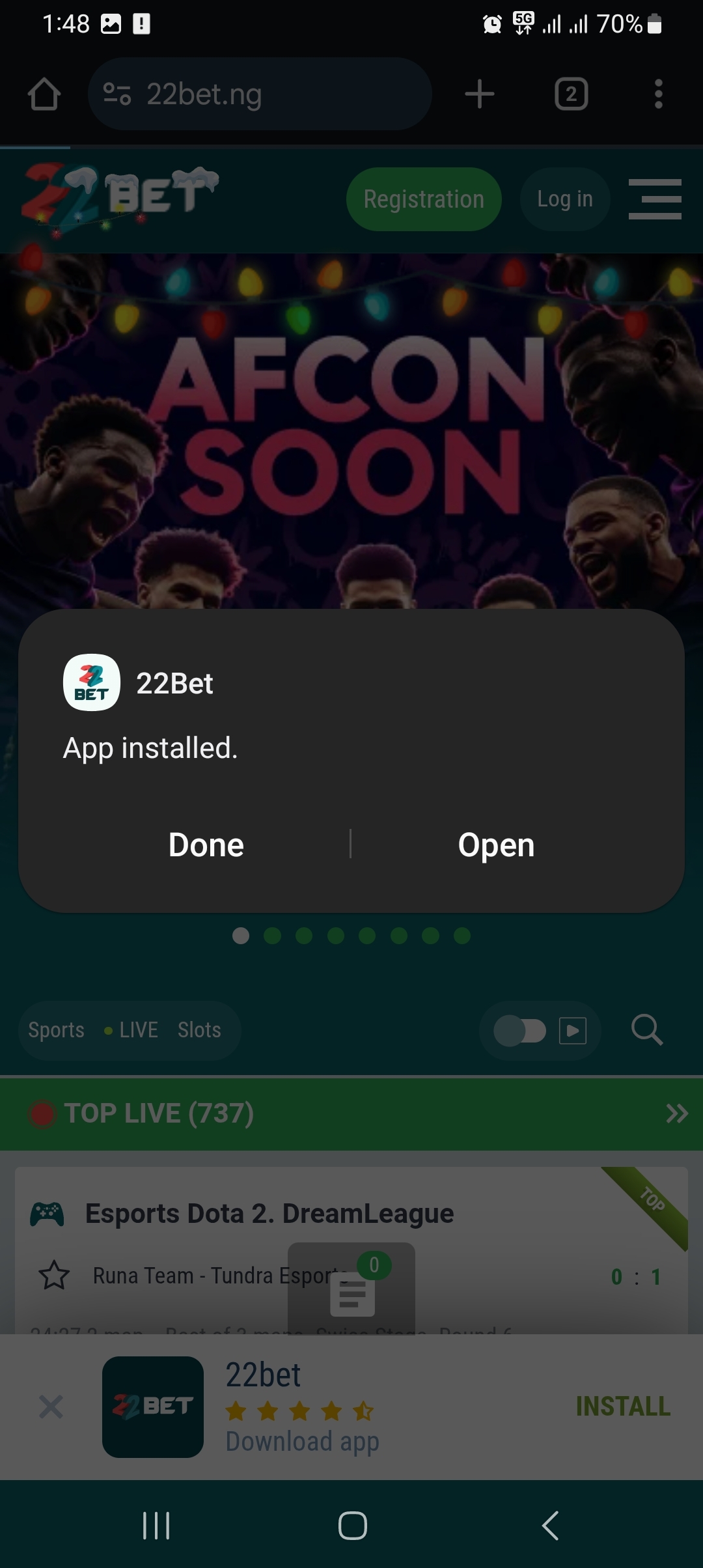 22Bet App Nigeria: Android (APK) & iOS Download Guide