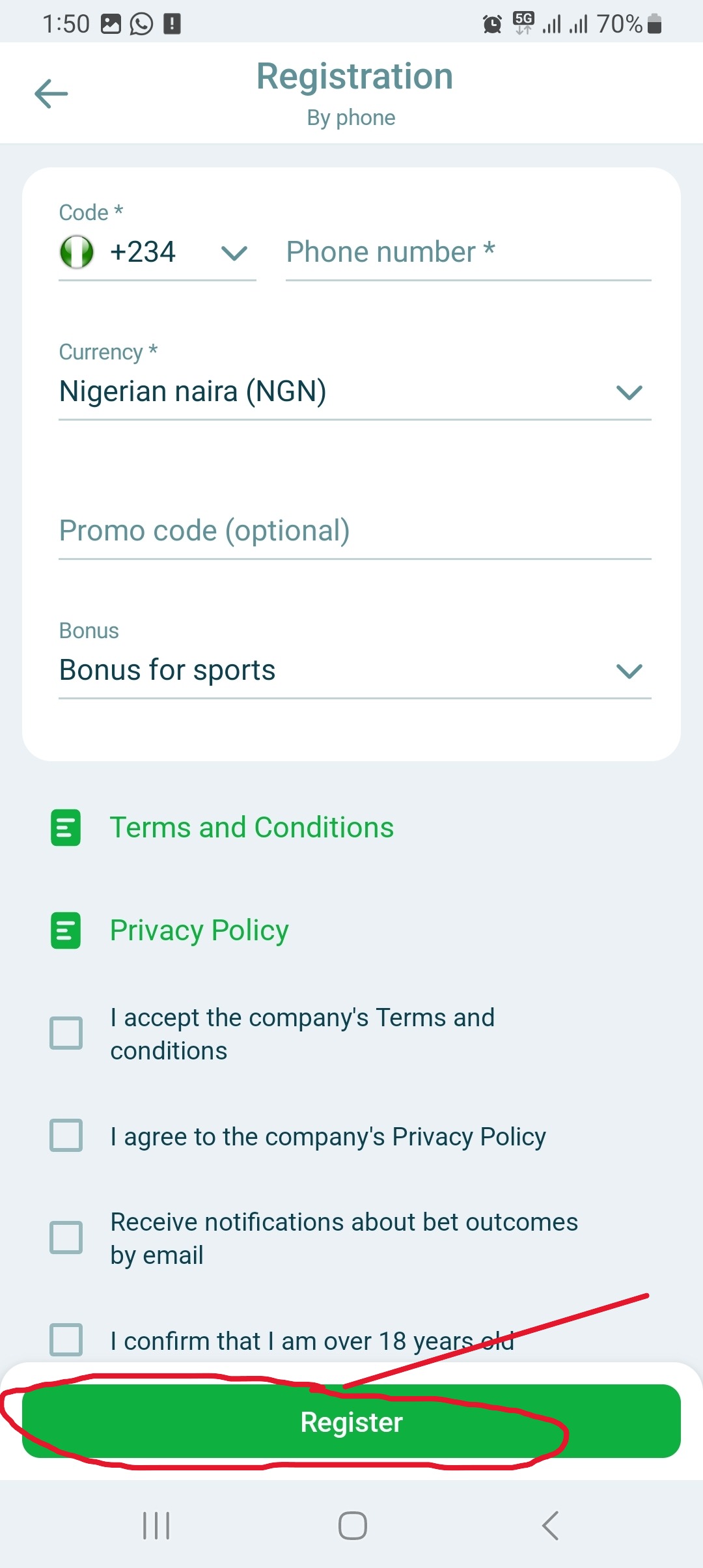 22Bet App Nigeria: Android (APK) & iOS Download Guide