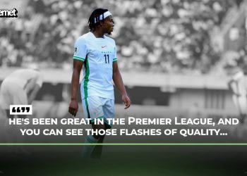 Super Eagles star among top seven speedsters in the Premier League