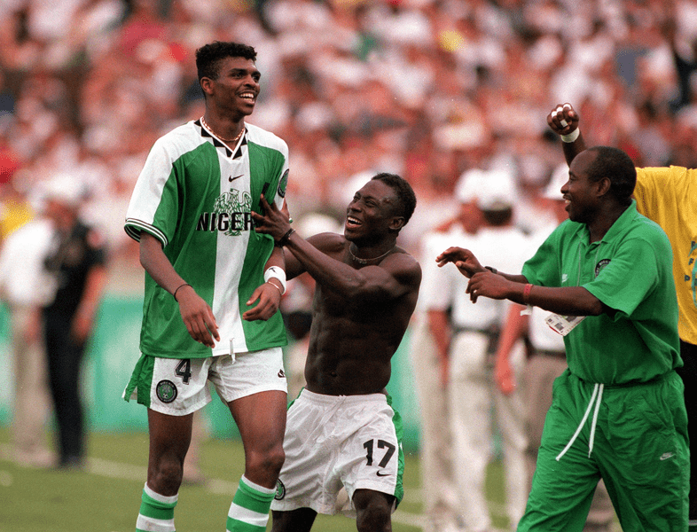 Nigeria's Nwankwo Kanu at 1996 Olympics 