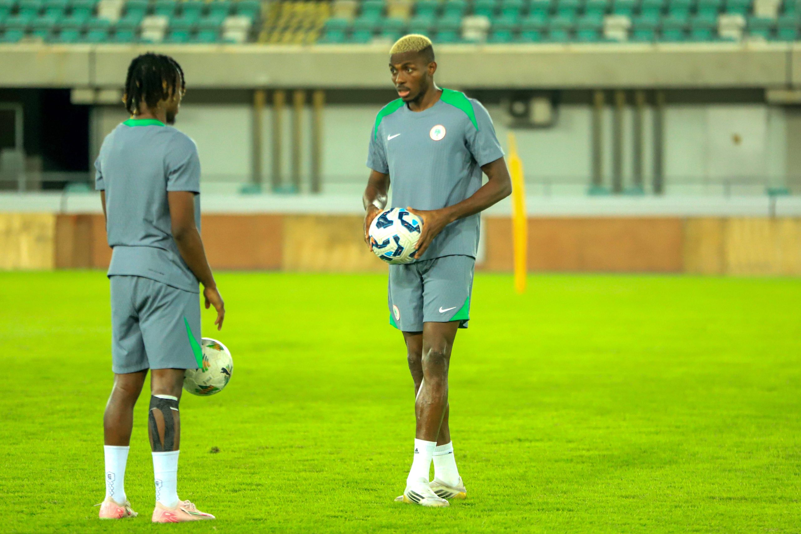 Victor Osimhen and Samuel Chukwueze