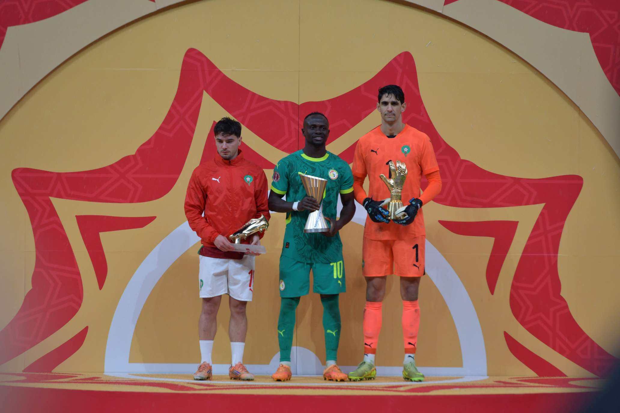 Brahim Diaz, Sadio Mane, Yassine Bounou at AFCON