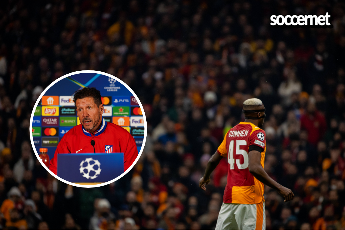 Atlético Madrid boss makes frank Osimhen admission after Galatasaray draw