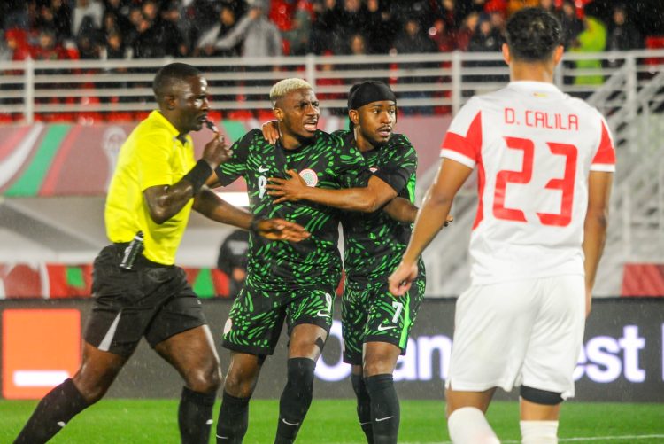 Watch: Osimhen, Fulham and Blackburn stars spotted as Super Eagles fly to Marrakech for Algeria clash