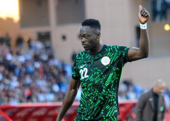 “Go interview the referee” – Akor Adams reacts angrily after Super Eagles’ loss to Morocco