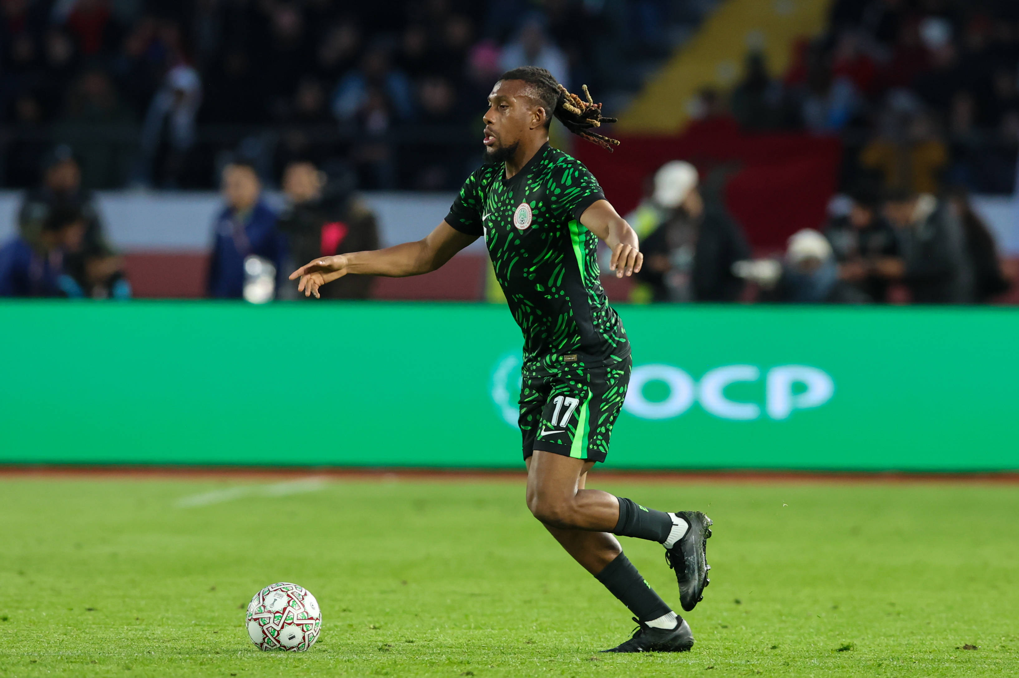 Alexander Chuka Iwobi in action during Africa Cup of Nations 2025 3rd Place match between Nigeria and Egypt