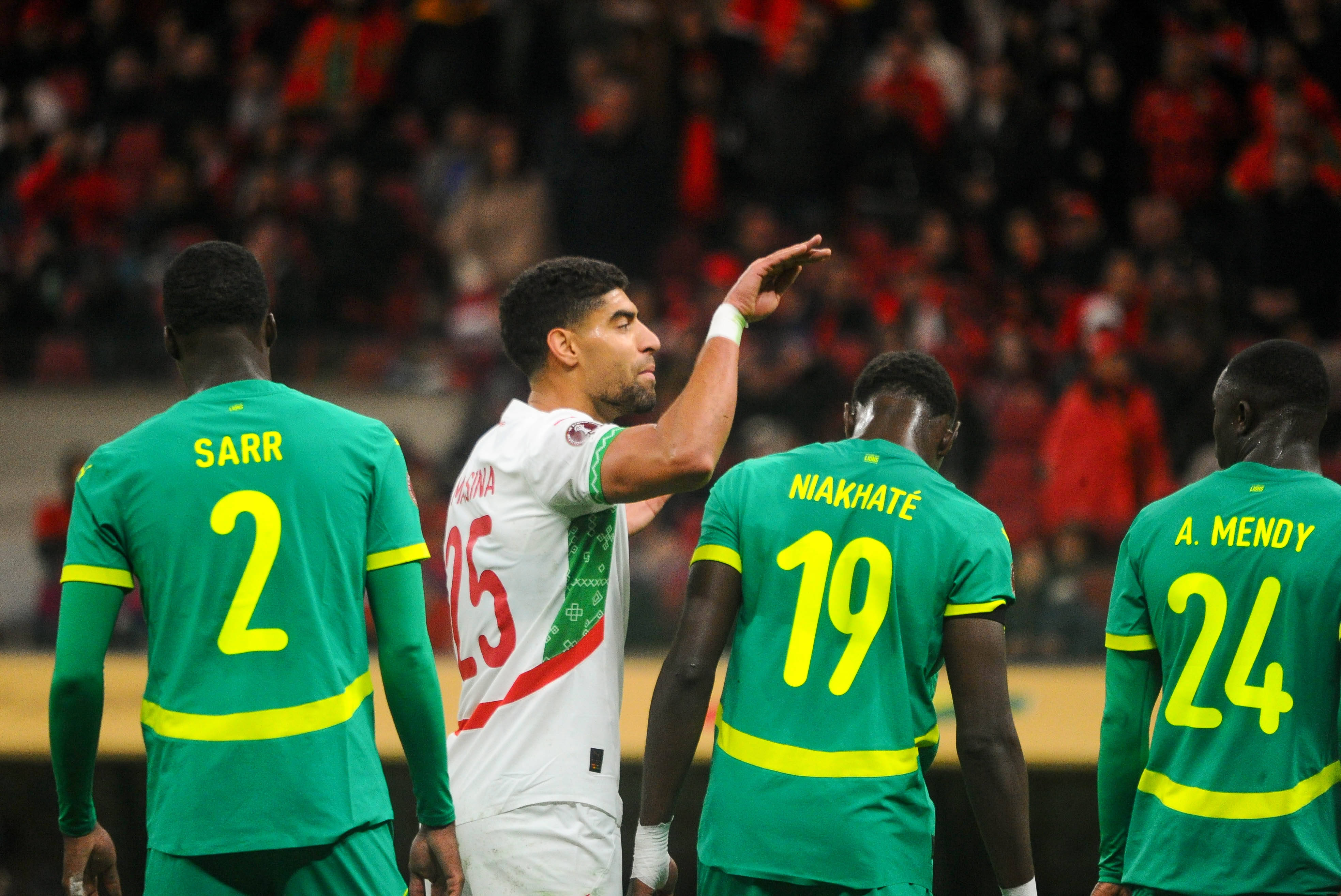 Players of Senegal and Morocco during the AFCON 2025 final.