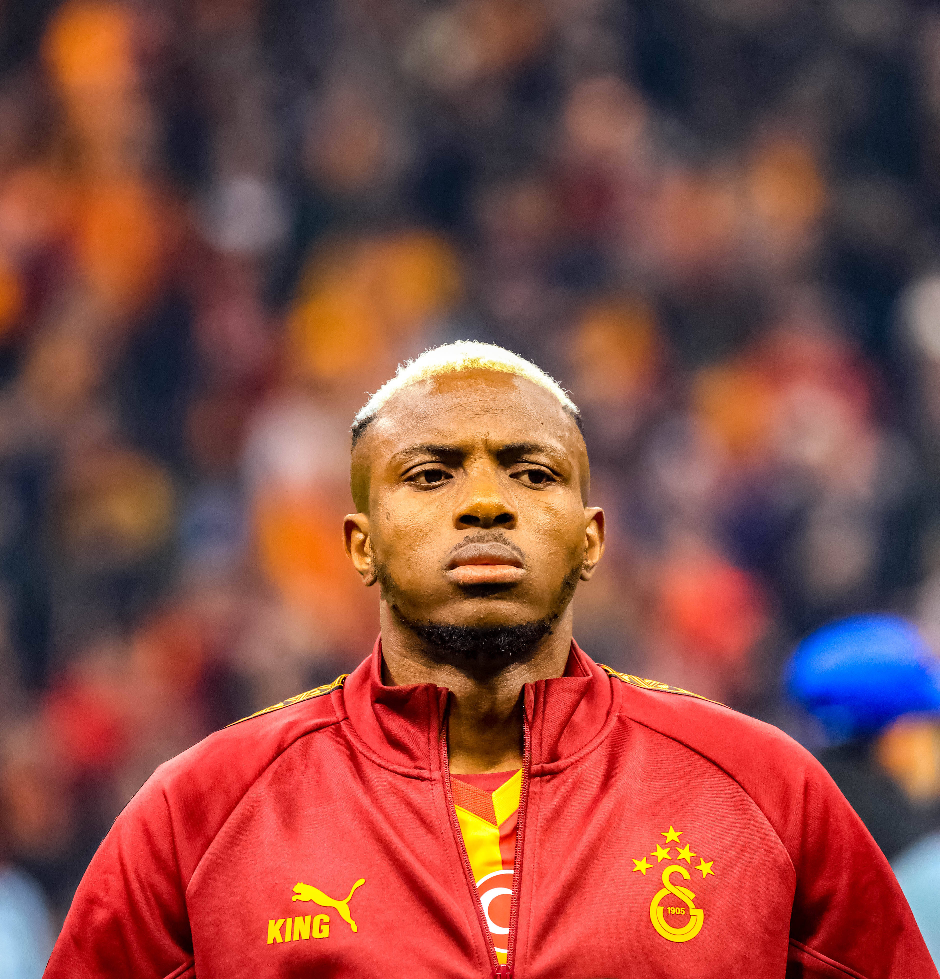 Victor Osimhen during the UEFA Champions League game between Galatasaray vs Atletico Madrid