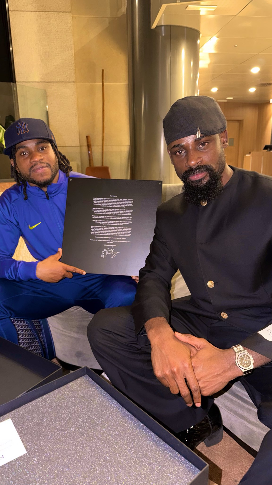 Ademola Lookman and Tunde Onakoya