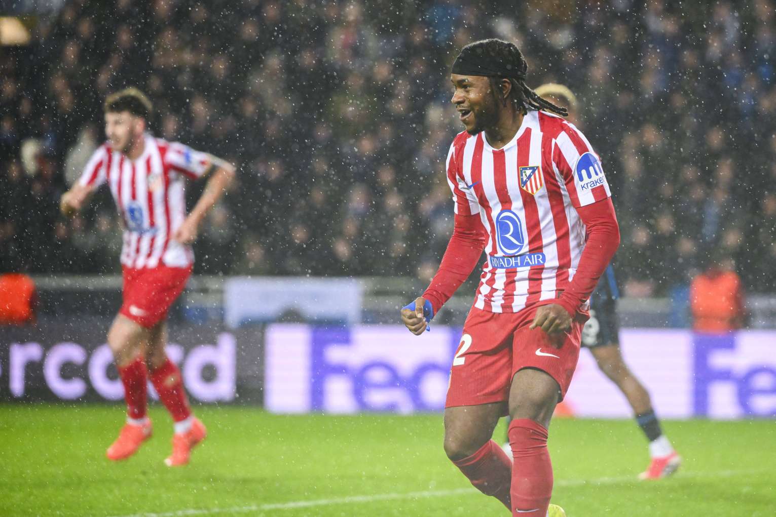 Ademola Lookman in action for Atletico Madrid