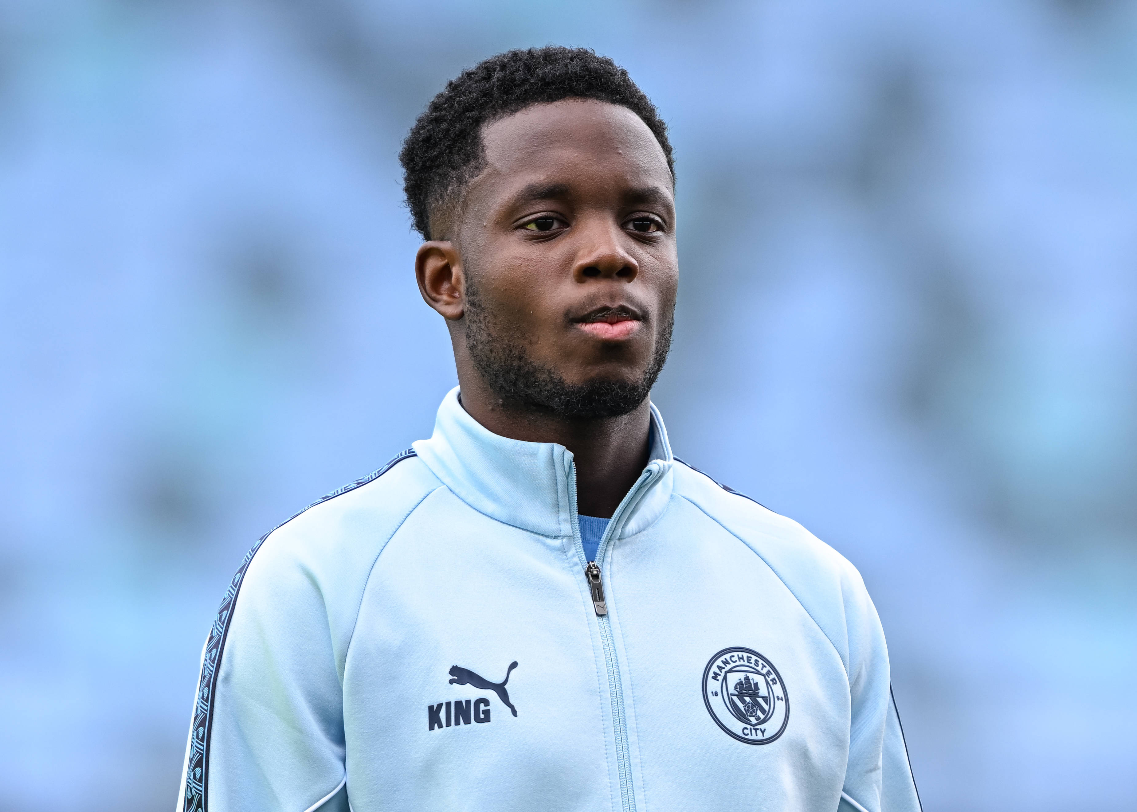 Justin Oboavwoduo ahead of the Manchester City U19 vs Napoli U19 UEFA Youth League match