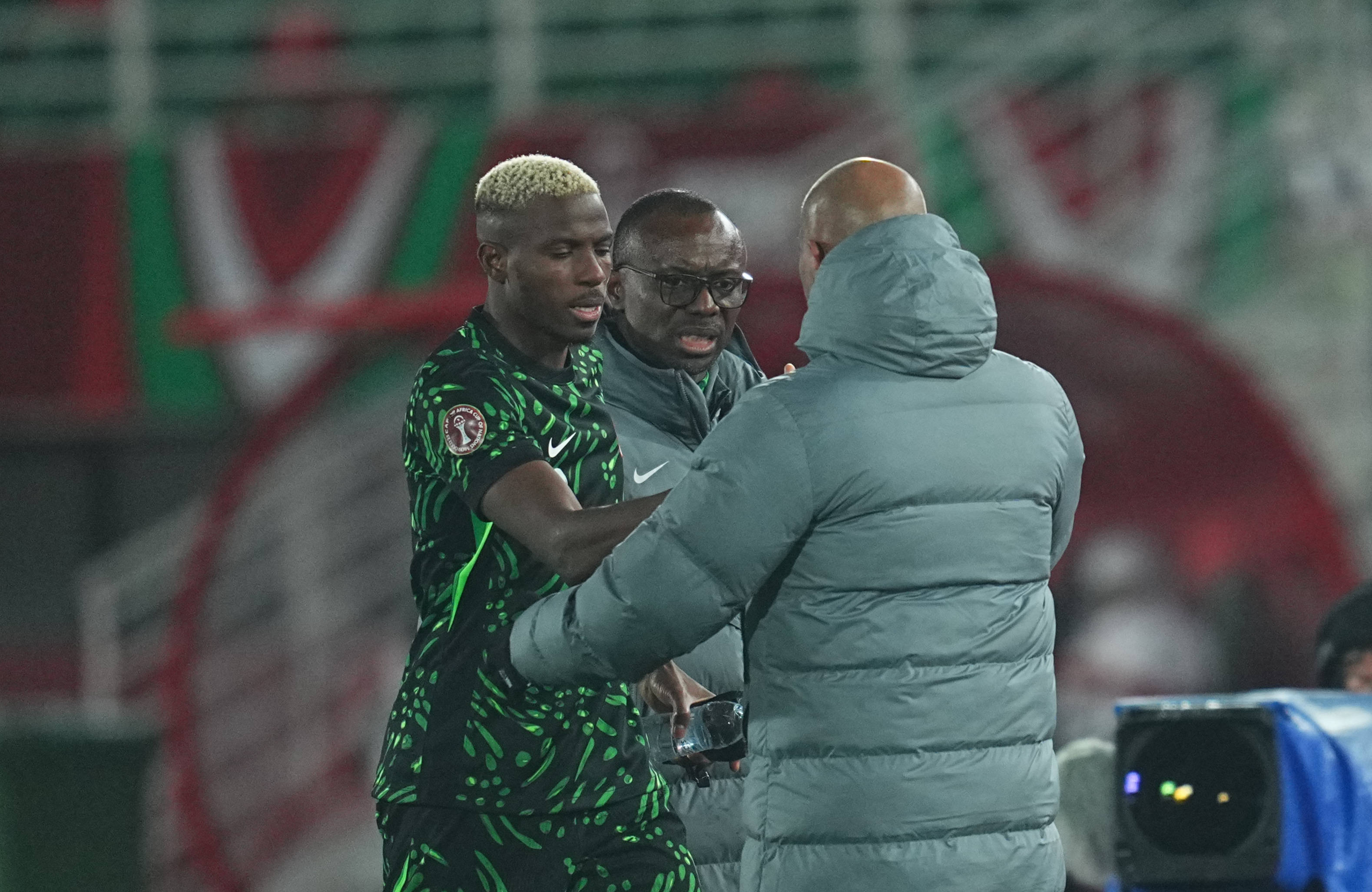 Victor James Osimhen Nigeria and Eric Chelle Nigeria