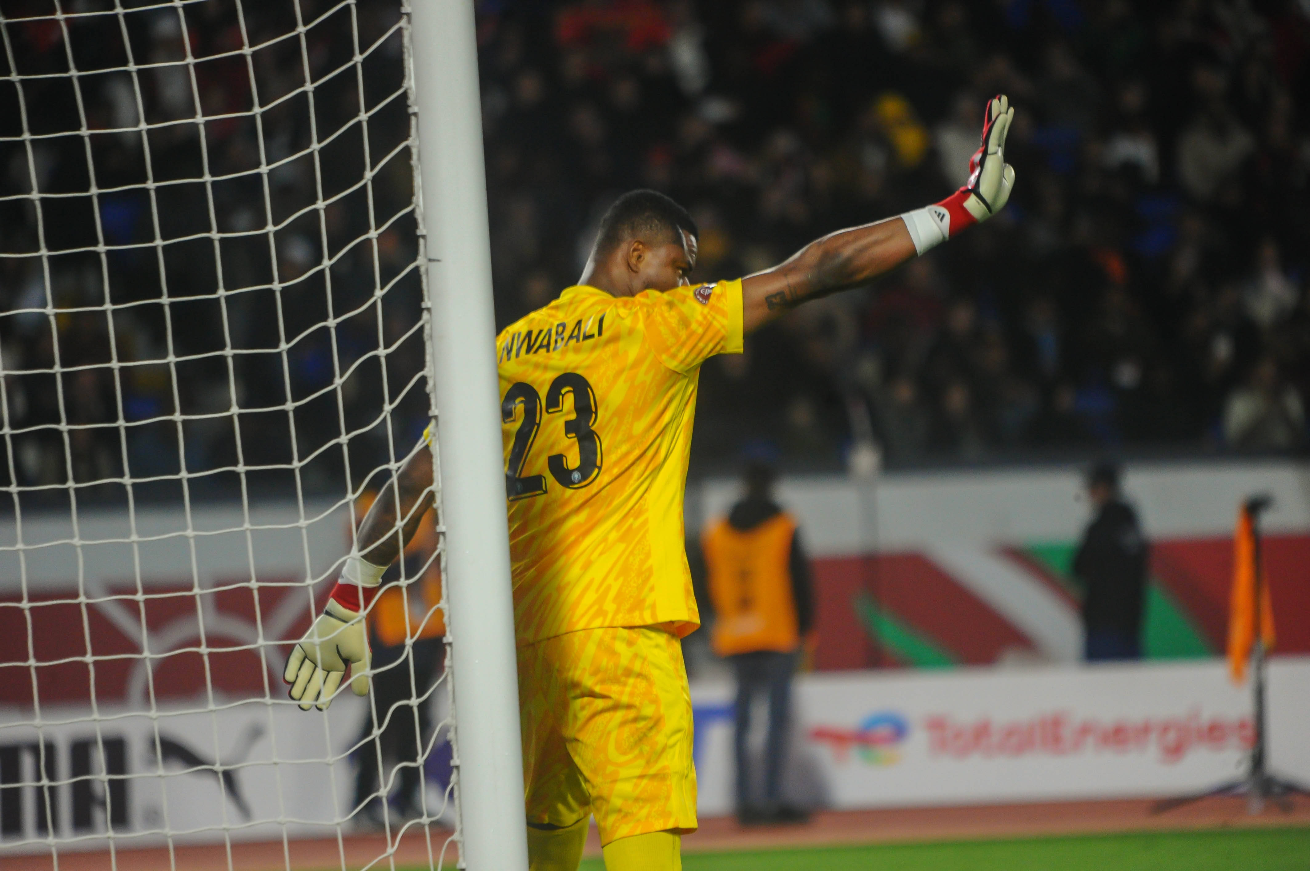 Stanley Nwabali during AFCON third place match between Egypt and Nigeria