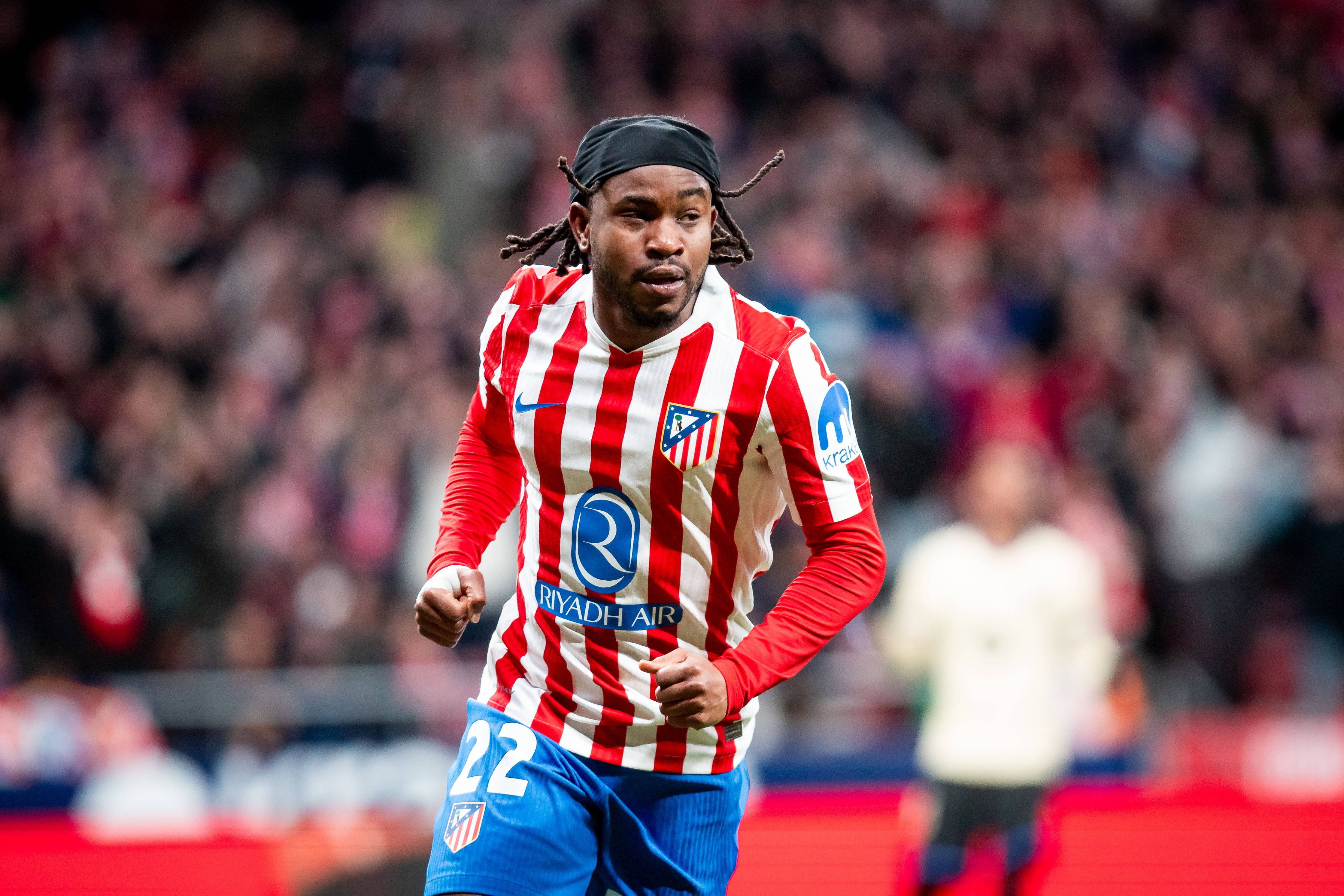Ademola Lookman in action for Atletico Madrid