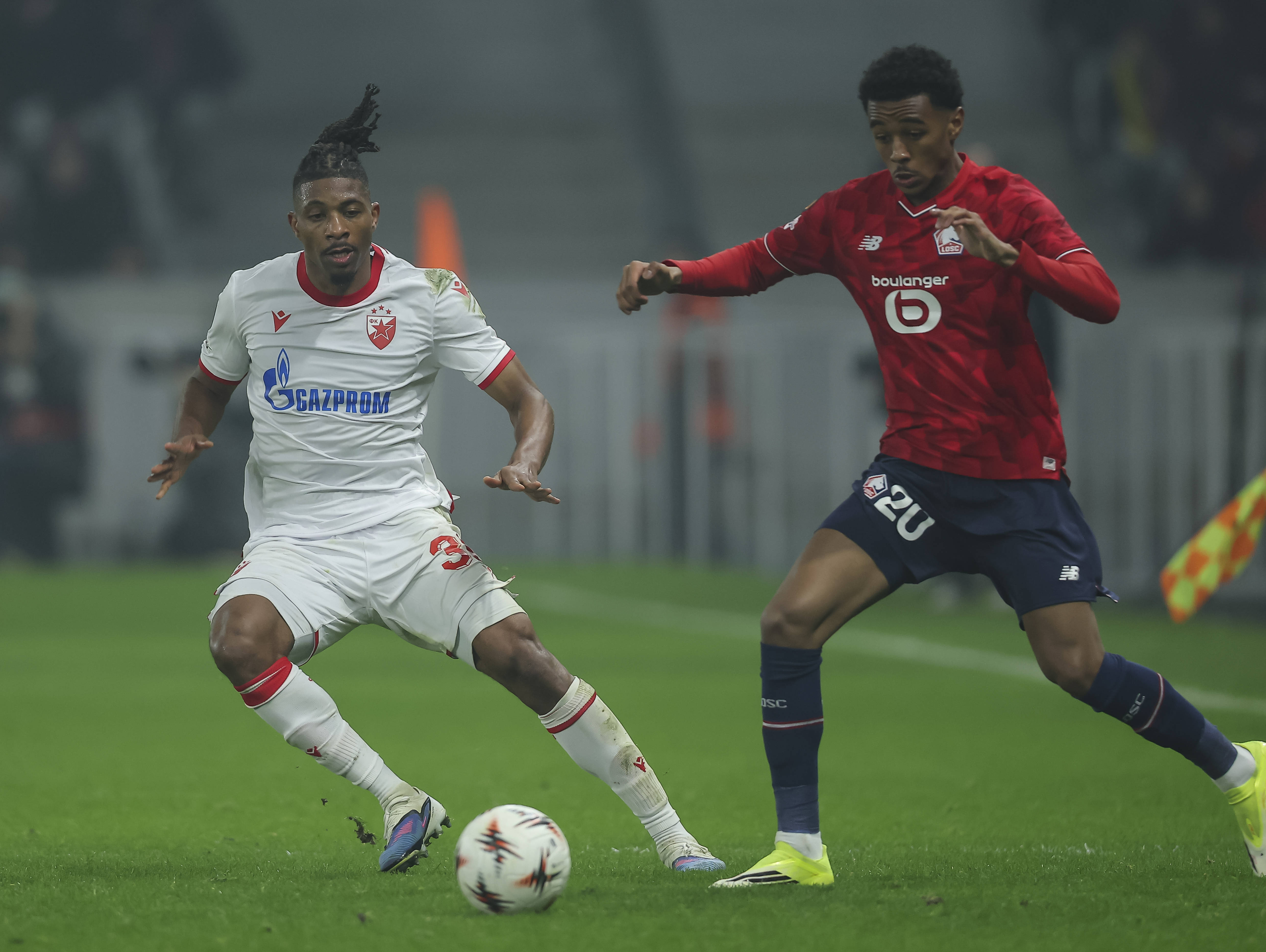Franklin Tebo Uchenna in Europa League action