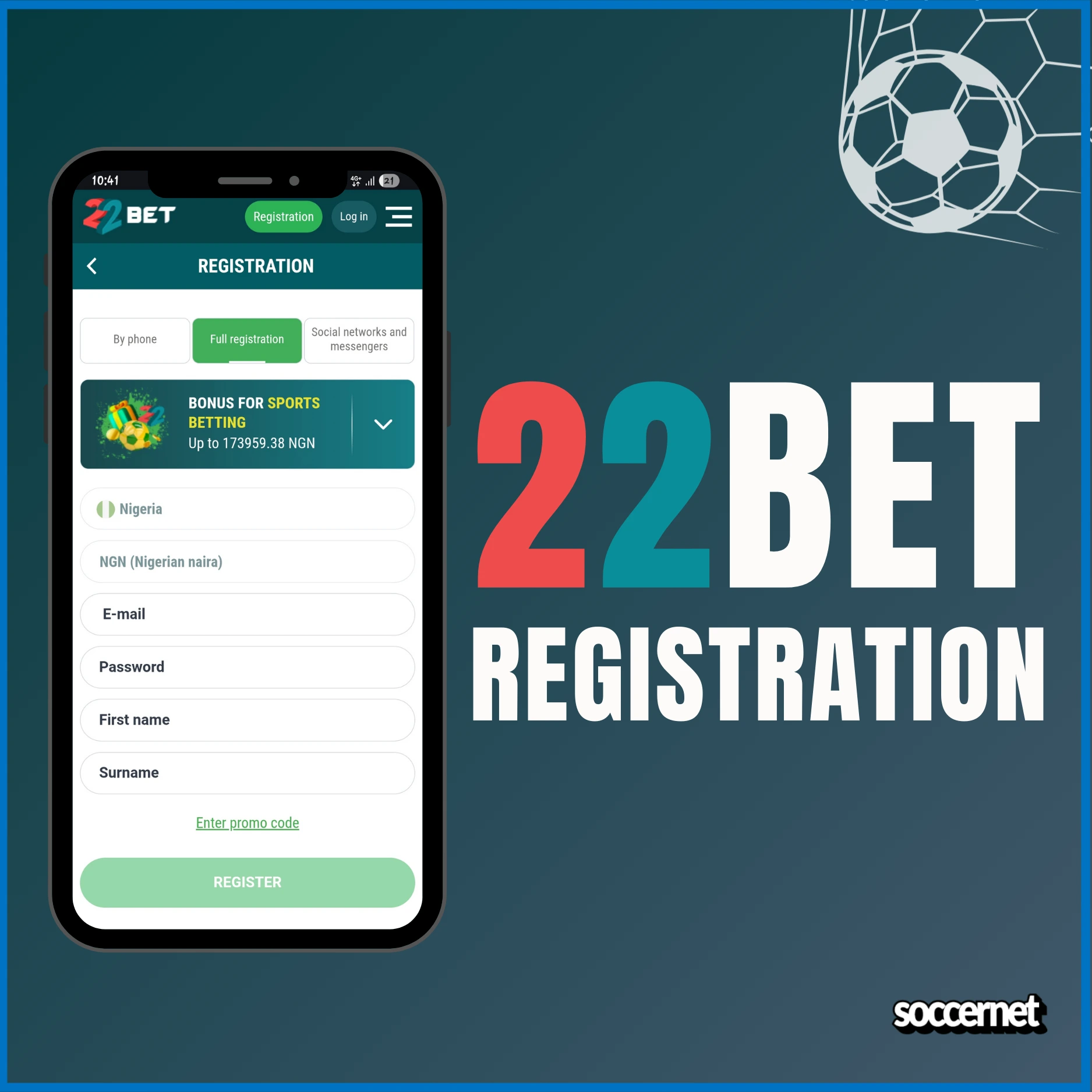 22Bet Registration: How to Sign Up for a 22Bet Account in Nigeria