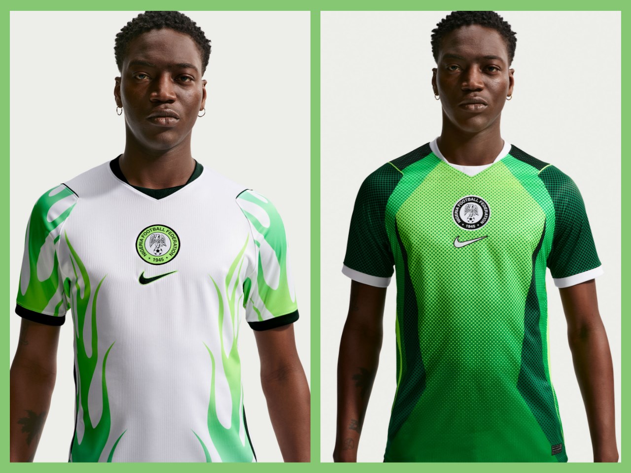 “This is Aso Ebi material”- Nigerians react after Nike releases new Nigerian jersey