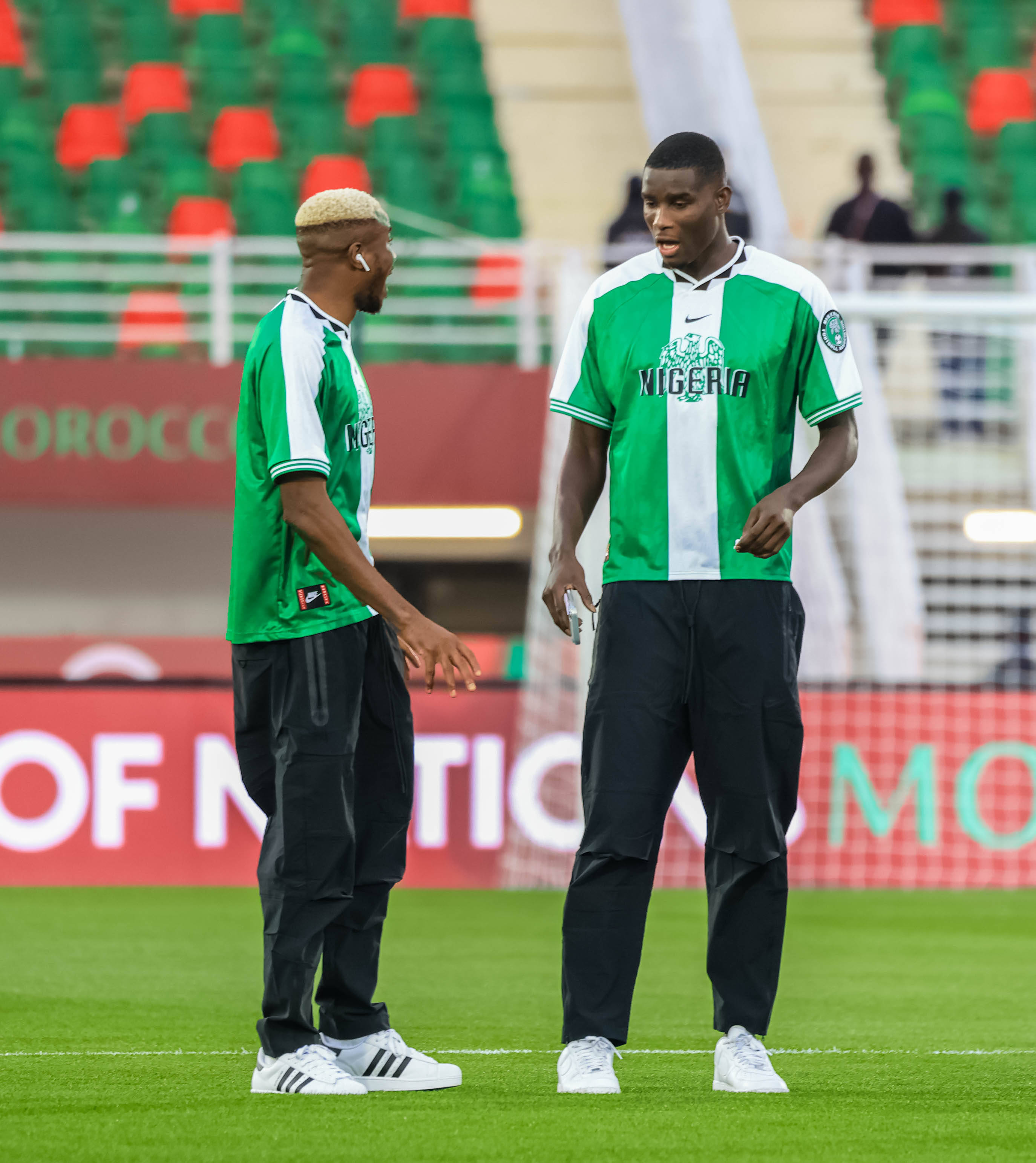 Paul Onuachu and Victor Osimhen 